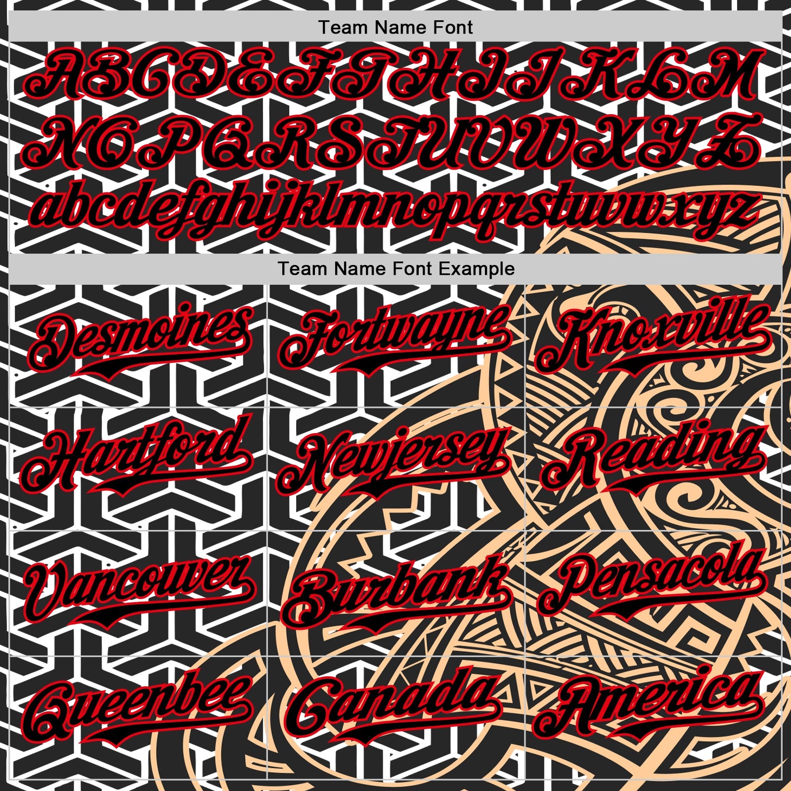 Custom White Black Old Gold-Fire Red 3D Polynesian Style Islander Authentic Baseball Jersey - Sky-Custom