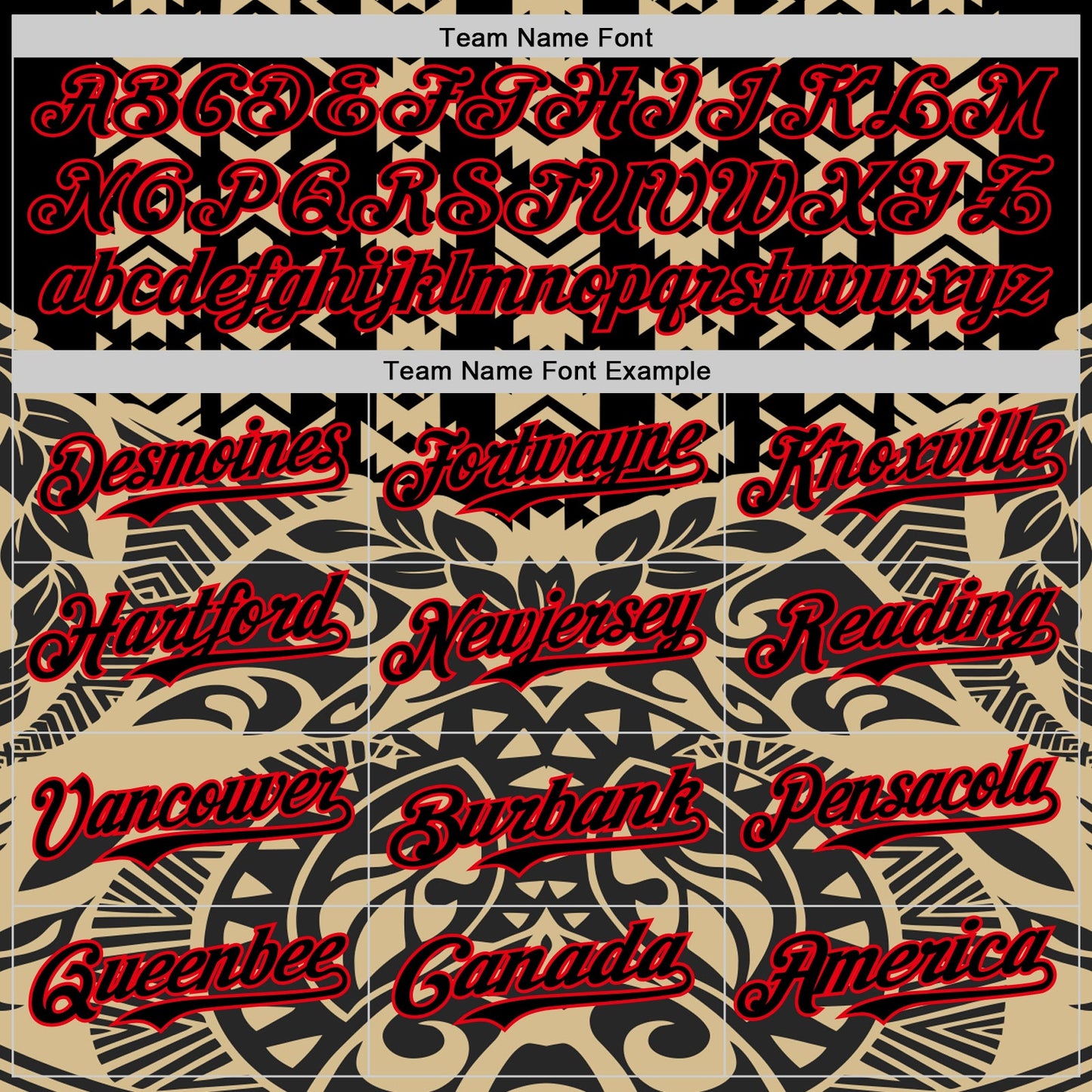 Custom Black Vegas Gold-Fire Red 3D Polynesian Style Islander Authentic Baseball Jersey - Sky-Custom
