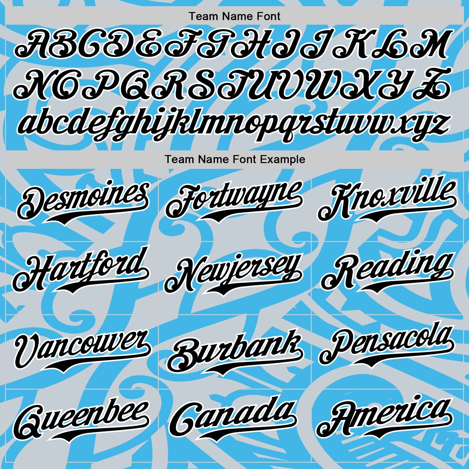 Custom Sky Blue Black Silver-White 3D Polynesian Style Islander Authentic Baseball Jersey - Sky-Custom