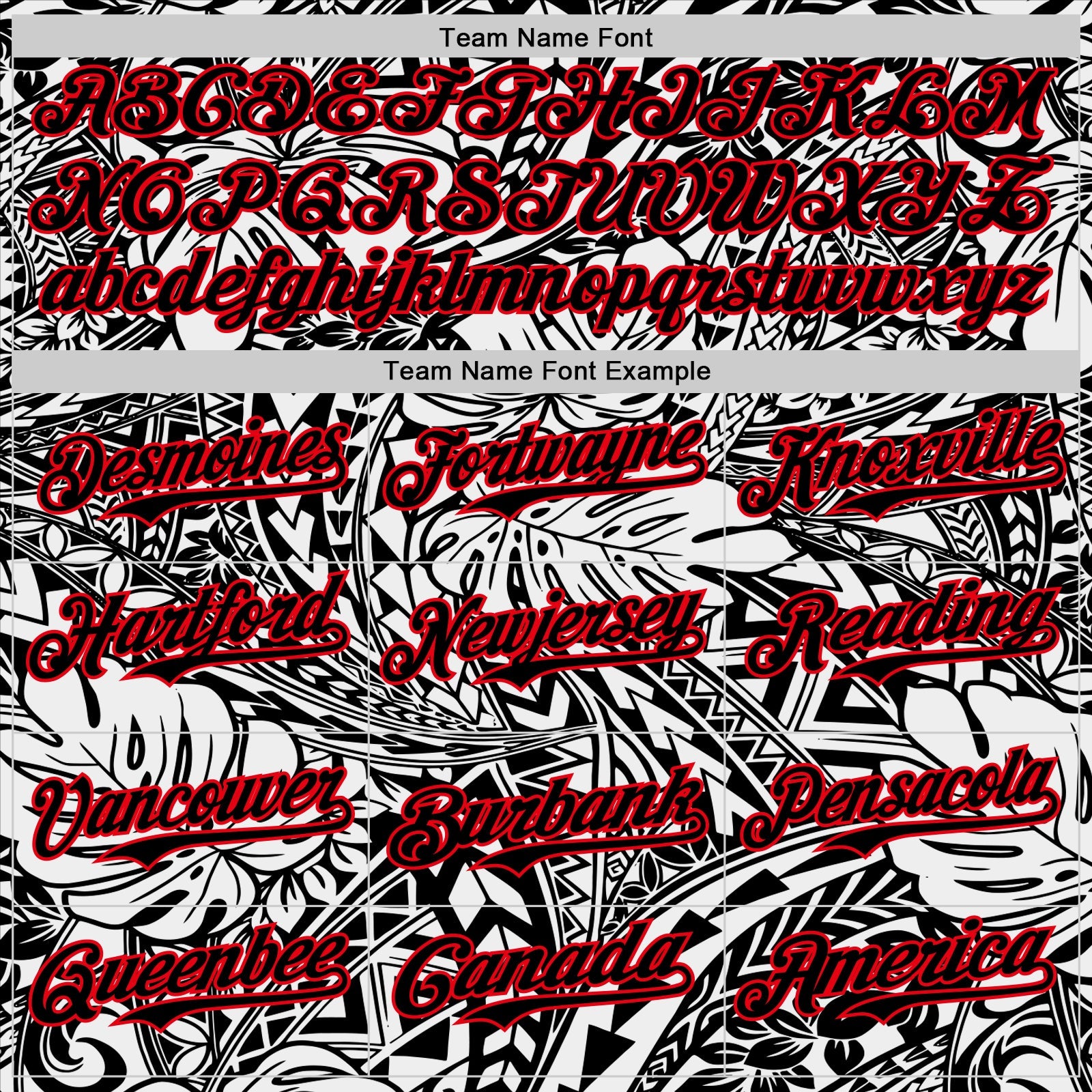 Custom Black White-Fire Red 3D Polynesian Style Islander Authentic Baseball Jersey - Sky-Custom