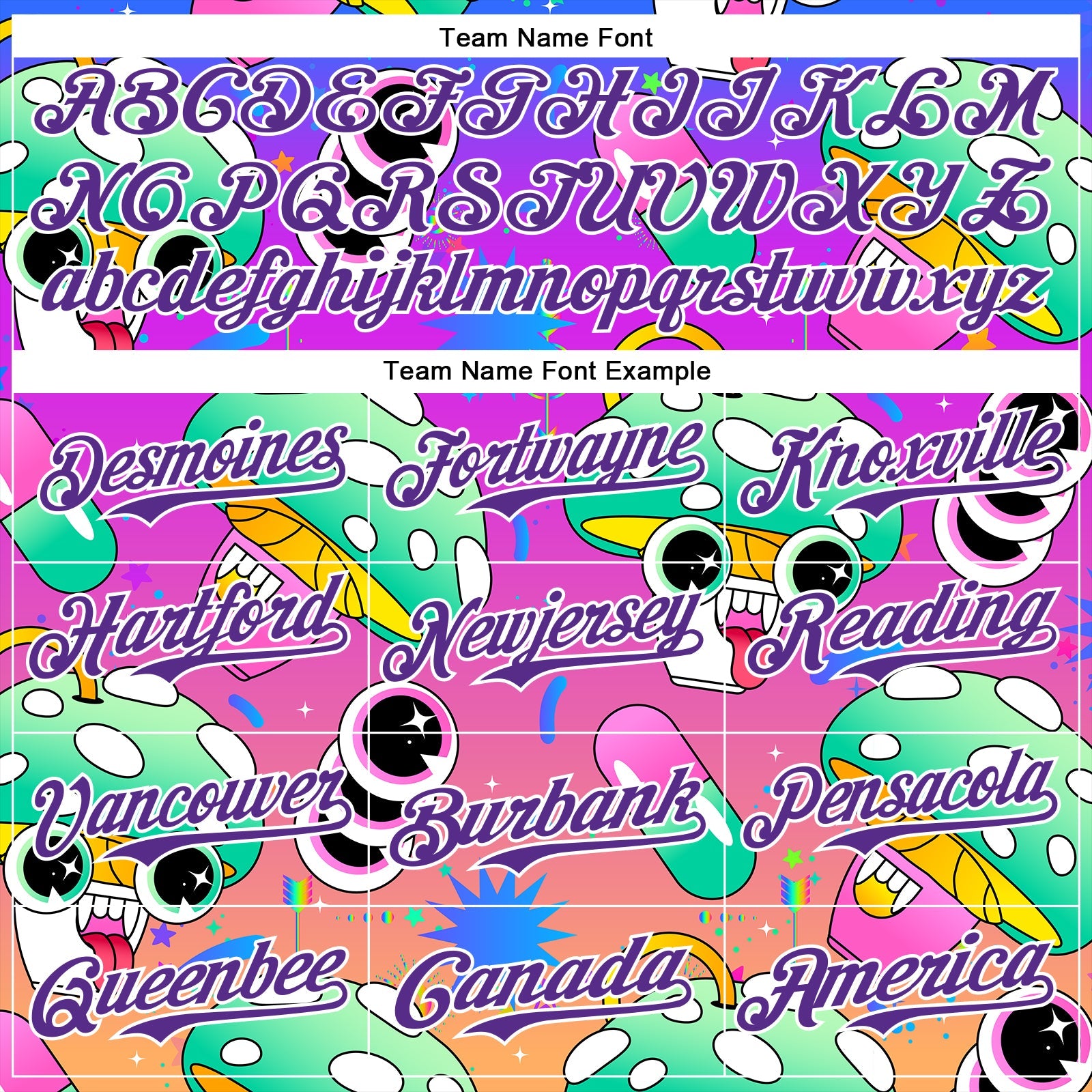 Custom Purple White 3D Pattern Design Trippy Psychedelic Magic Mushrooms Authentic Baseball Jersey - Sky-Custom