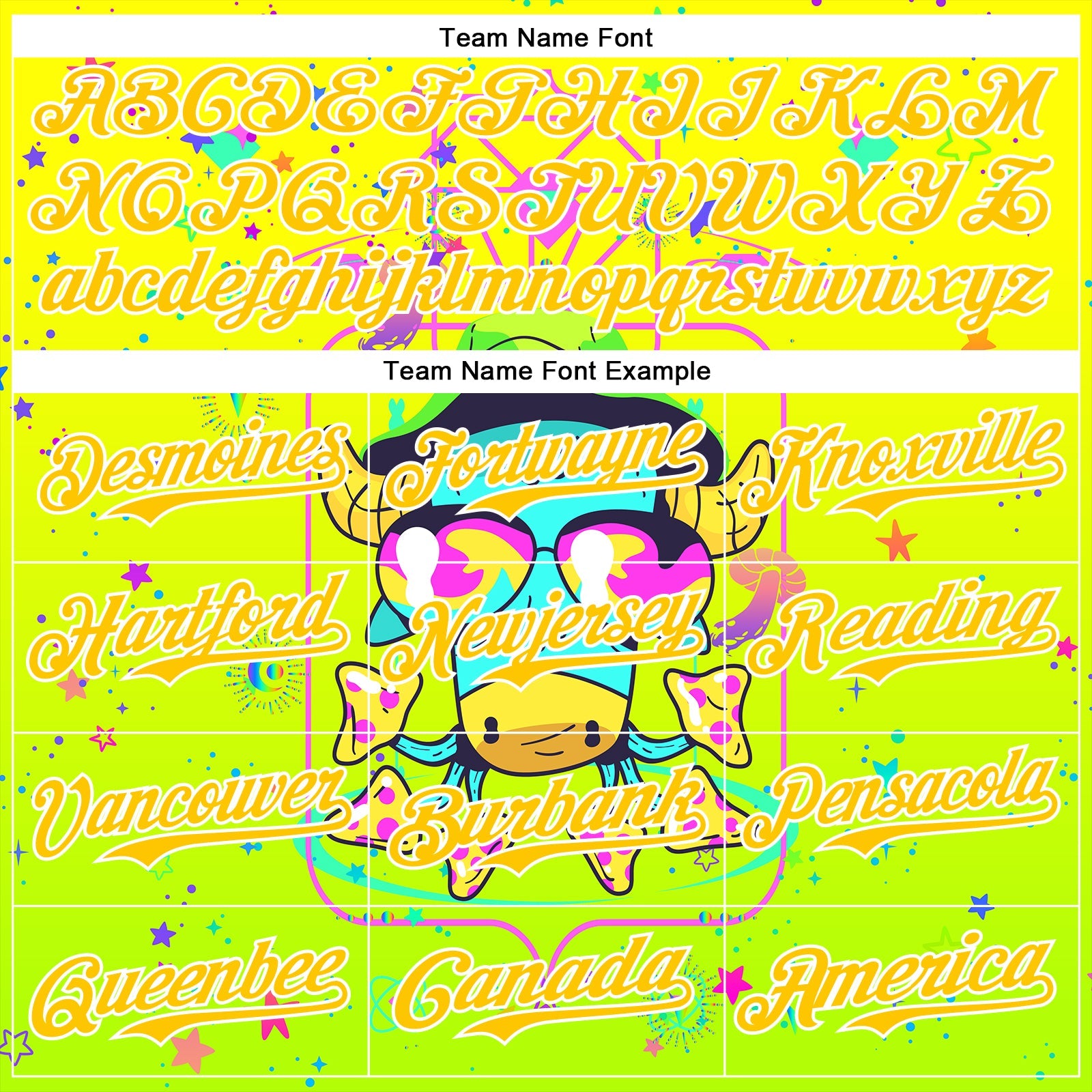 Custom Gold Yellow Green-White 3D Pattern Design Trippy Psychedelic Magic Mushrooms Authentic Baseball Jersey - Sky-Custom