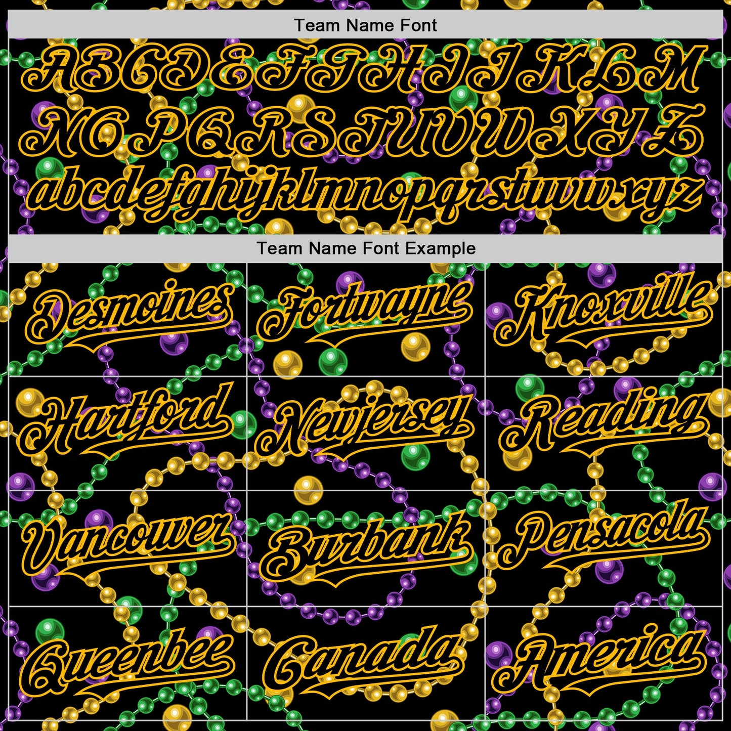 Custom Black Gold 3D Pattern Design Mardi Gras Shrove Tuesday Authentic Baseball Jersey - Sky-Custom