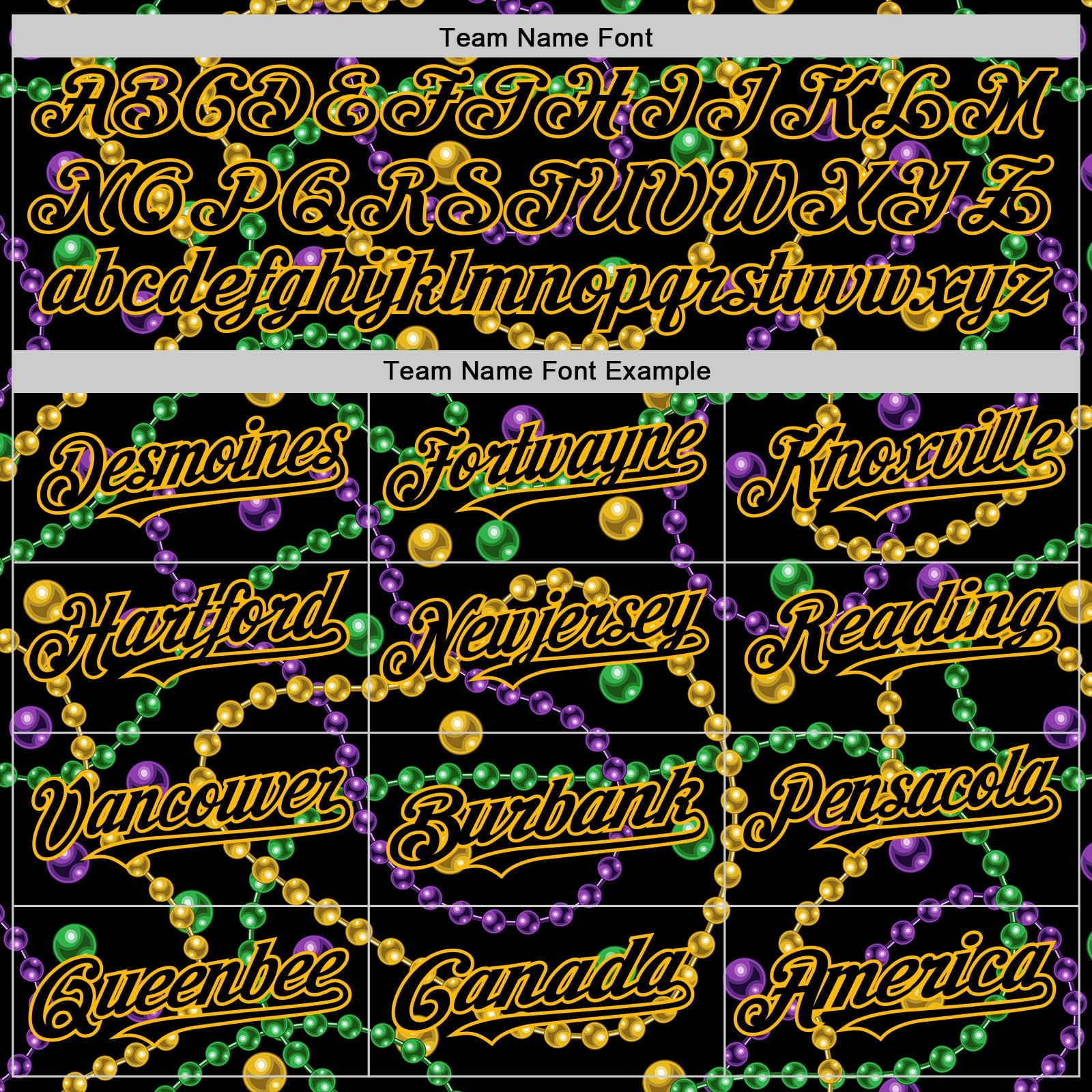 Custom Black Gold 3D Pattern Design Mardi Gras Shrove Tuesday Authentic Baseball Jersey - Sky-Custom