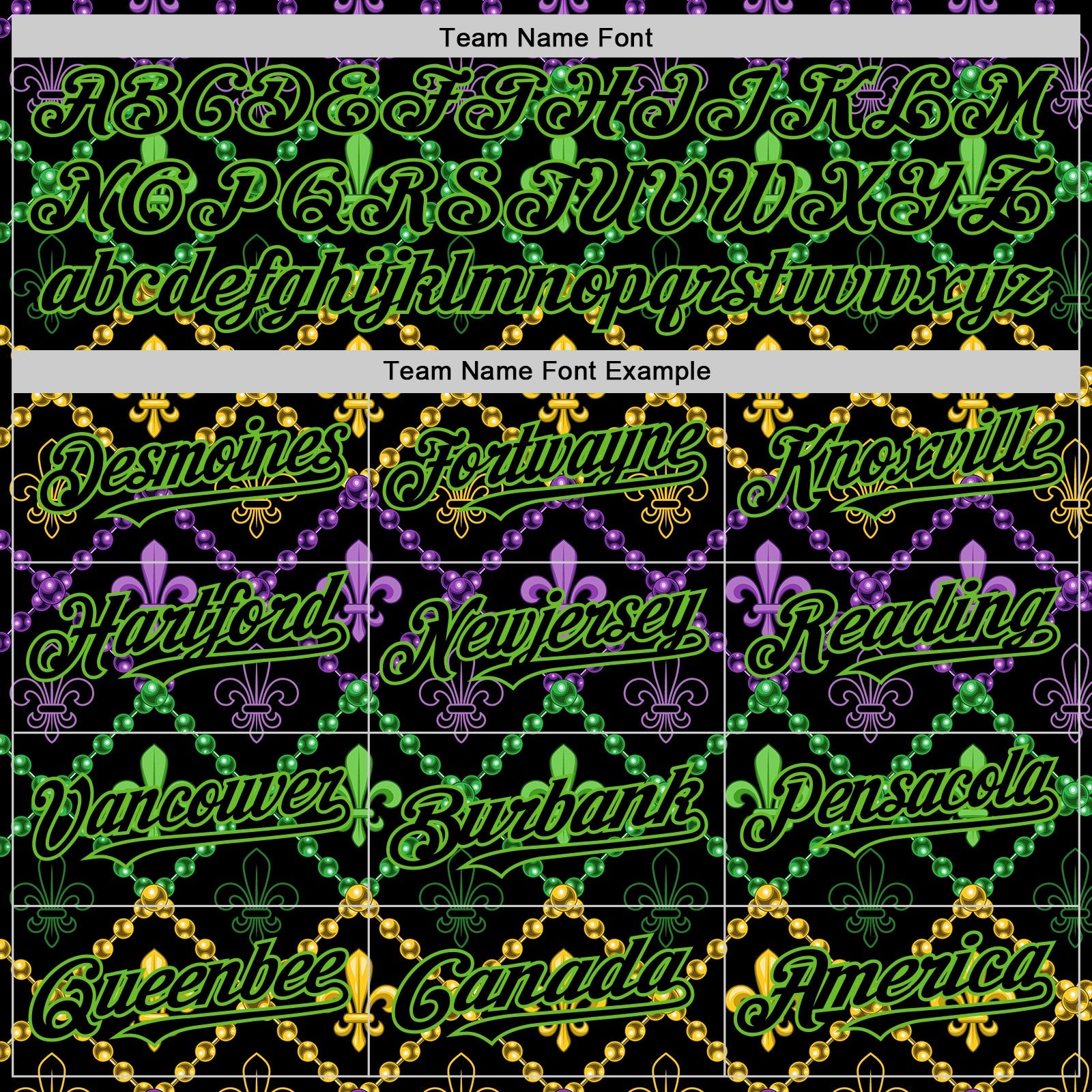 Custom Black Aurora Green 3D Pattern Design Mardi Gras Shrove Tuesday Authentic Baseball Jersey - Sky-Custom