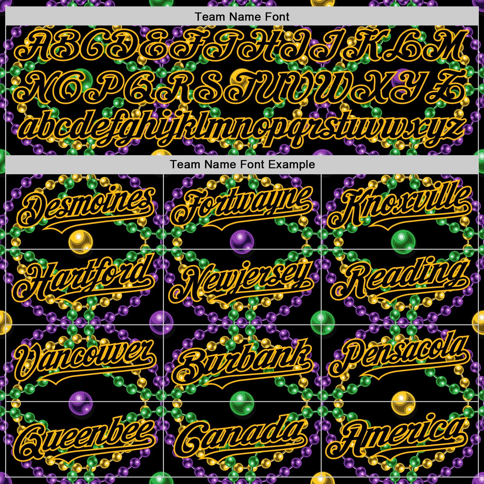 Custom Black Gold 3D Pattern Design Mardi Gras Shrove Tuesday Authentic Baseball Jersey - Sky-Custom