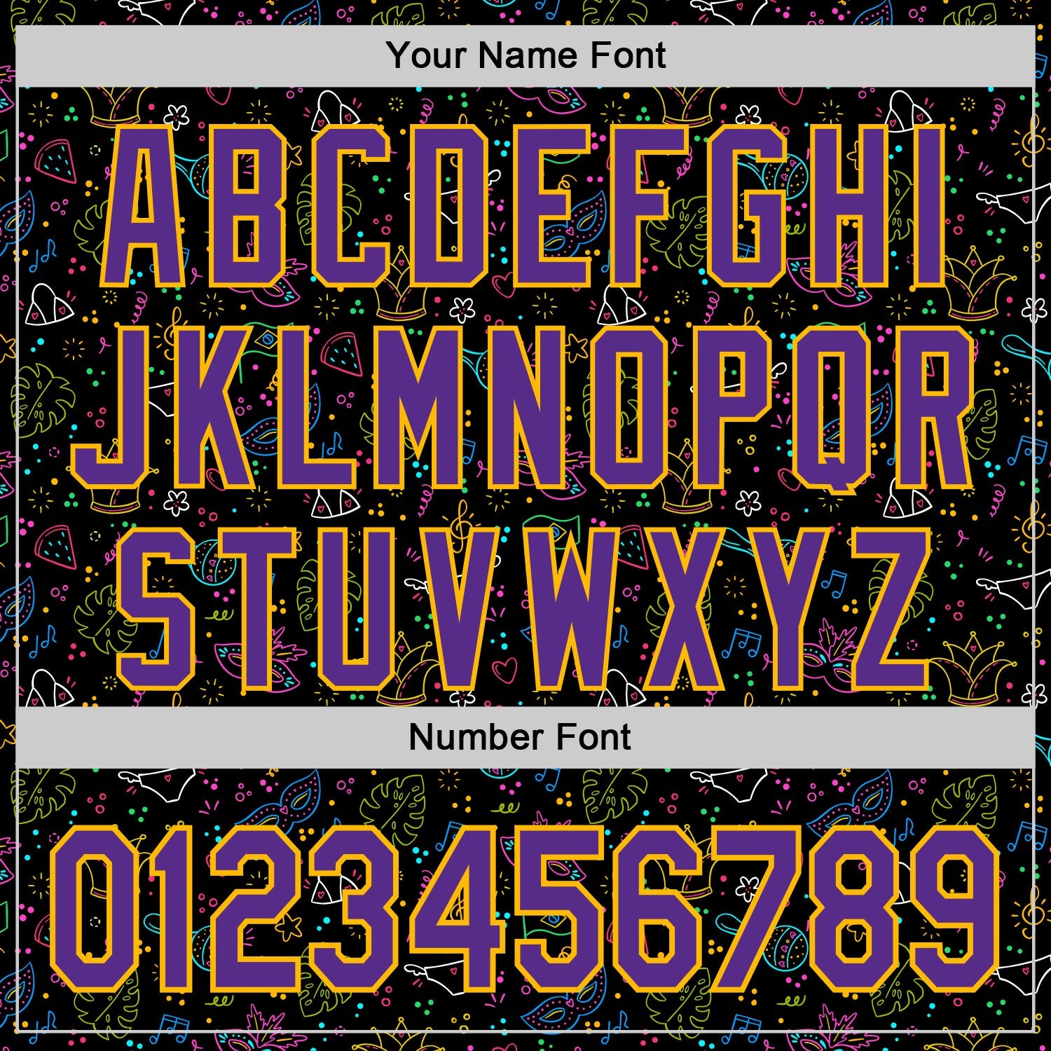 Custom Black Purple-Gold 3D Pattern Design Mardi Gras Shrove Tuesday Authentic Baseball Jersey - Sky-Custom