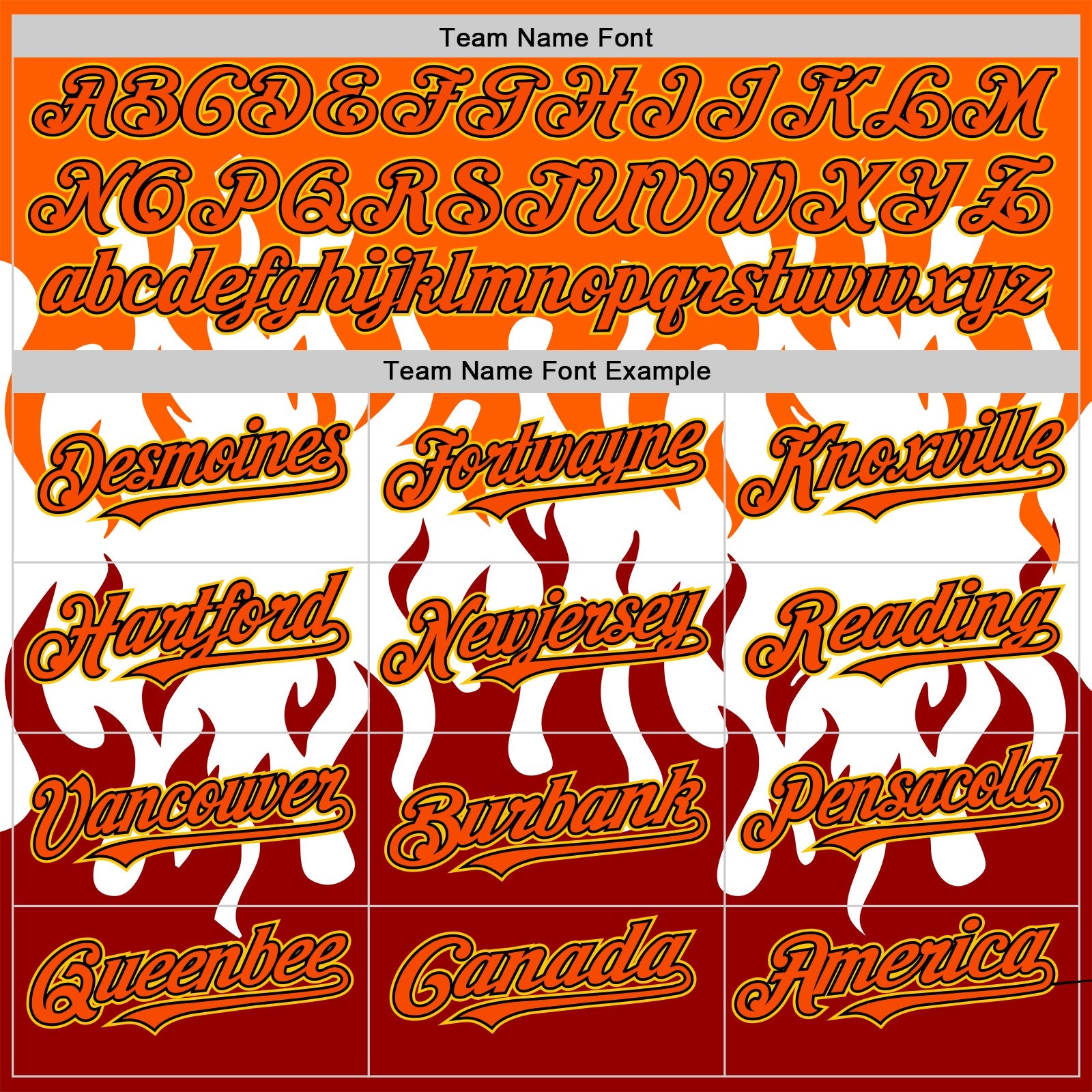 Custom White Orange Red Black-Yellow 3D Pattern Design Rave Party Flame Authentic Baseball Jersey - Sky-Custom