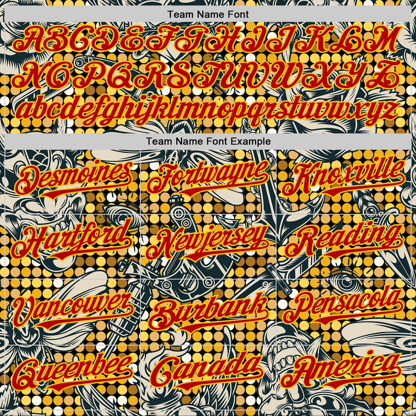 Custom Black Red-Yellow 3D Pattern Design Rave Party Tattoos Disco Authentic Baseball Jersey - Sky-Custom