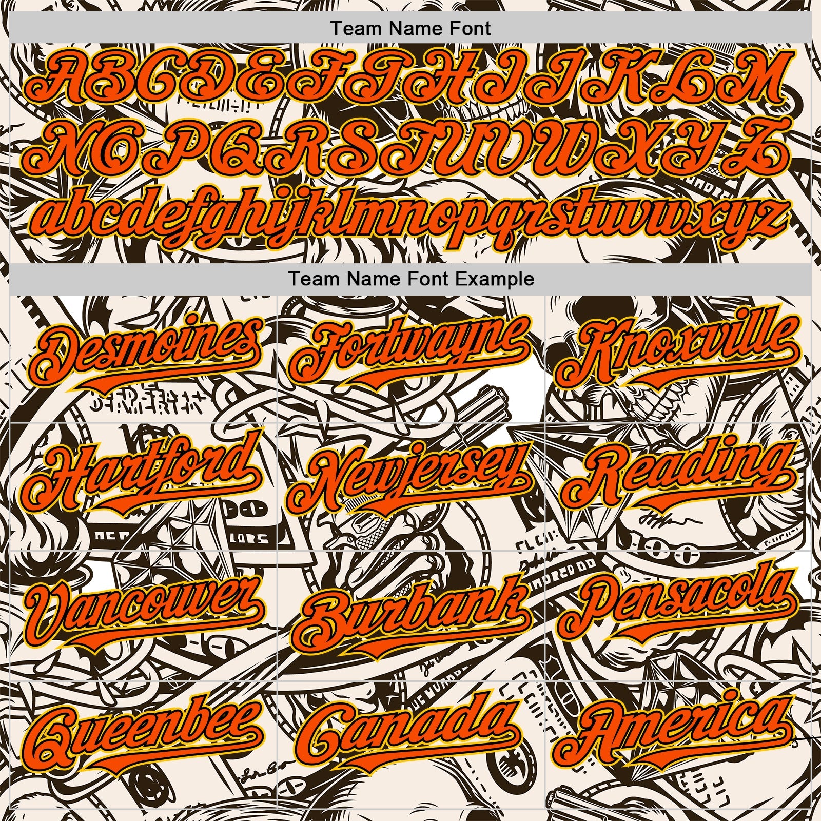 Custom White Orange Black-Yellow 3D Pattern Design Rave Party Vintage Cash Money Authentic Baseball Jersey - Sky-Custom