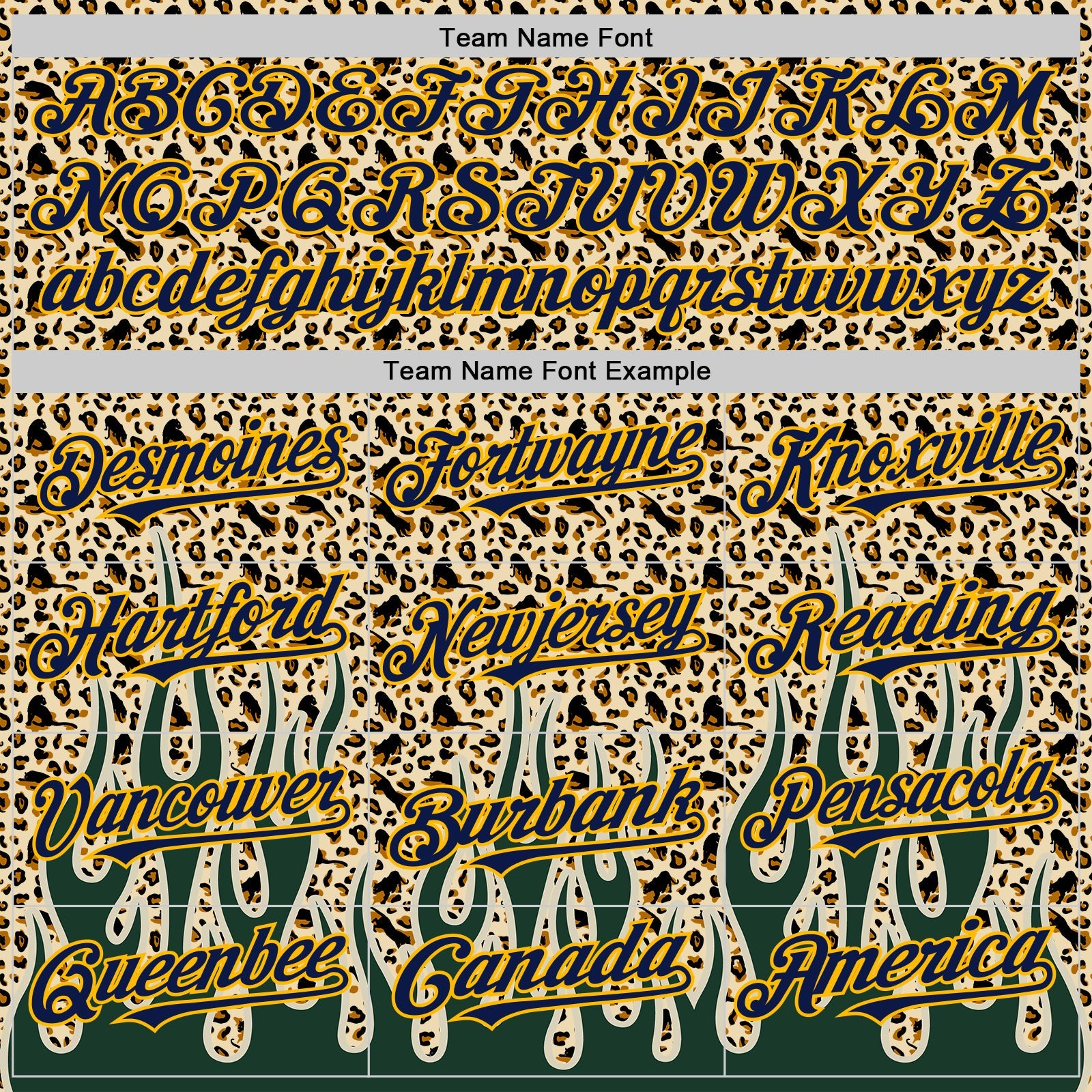 Custom Cream Navy-Gold 3D Pattern Design Rave Party Animal Leopard Print Authentic Baseball Jersey - Sky-Custom