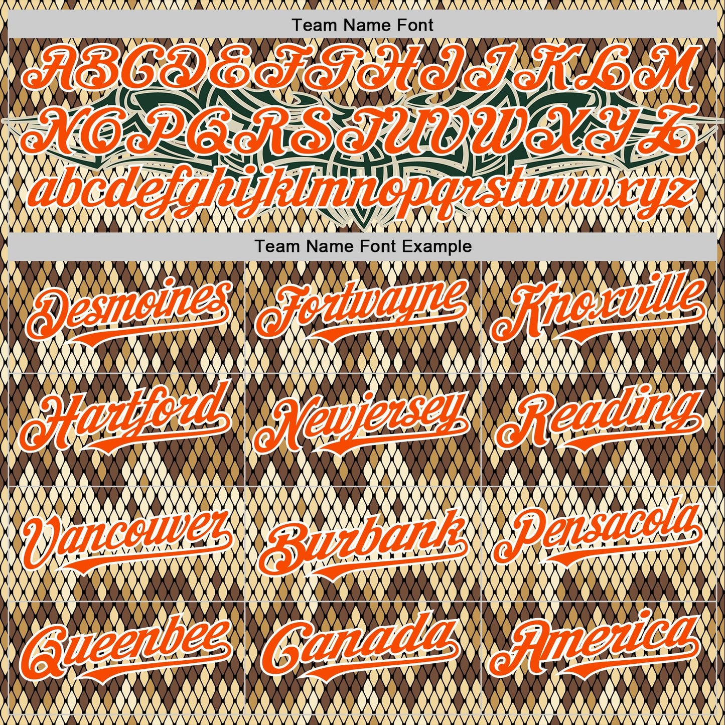 Custom Black Orange-White 3D Pattern Design Rave Party Animal Snake Python Print Authentic Baseball Jersey - Sky-Custom