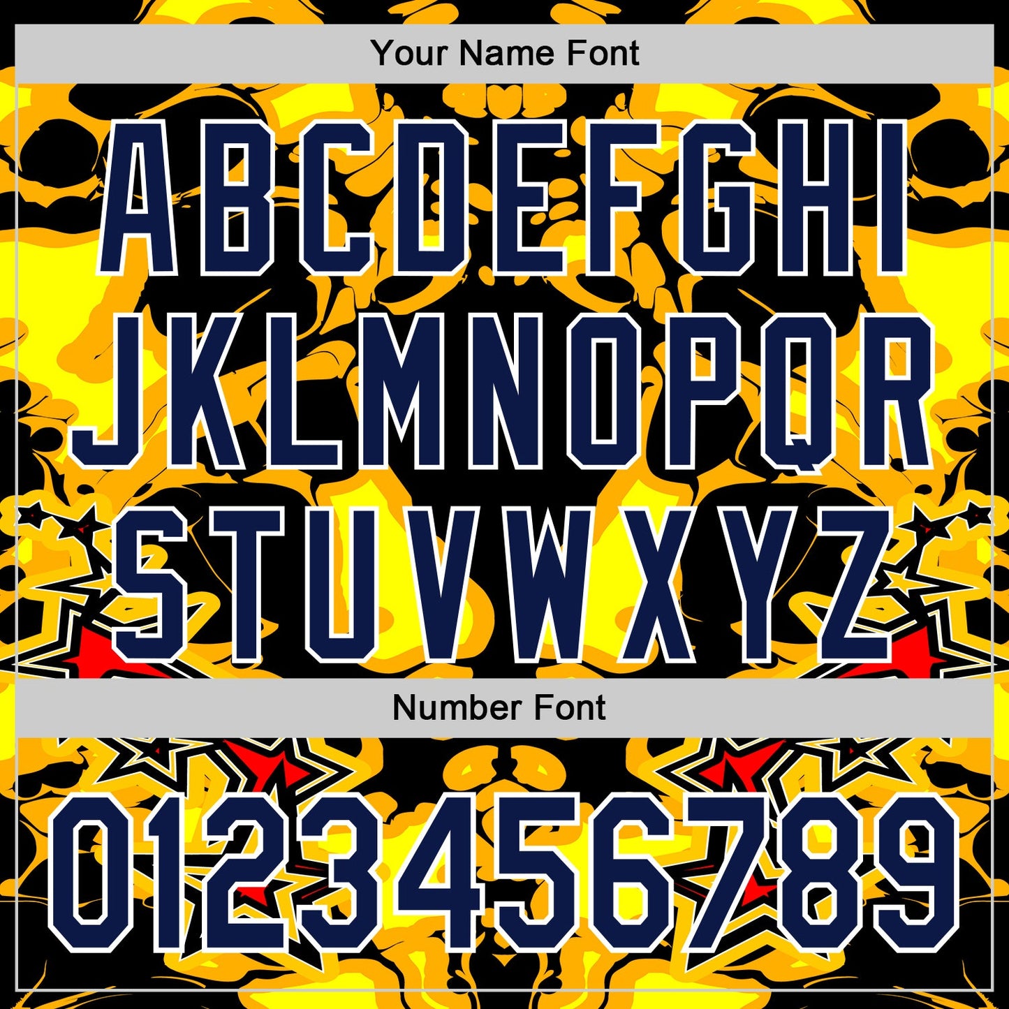Custom Black Navy Yellow-White 3D Pattern Design Burner Costumes Flame Authentic Baseball Jersey - Sky-Custom