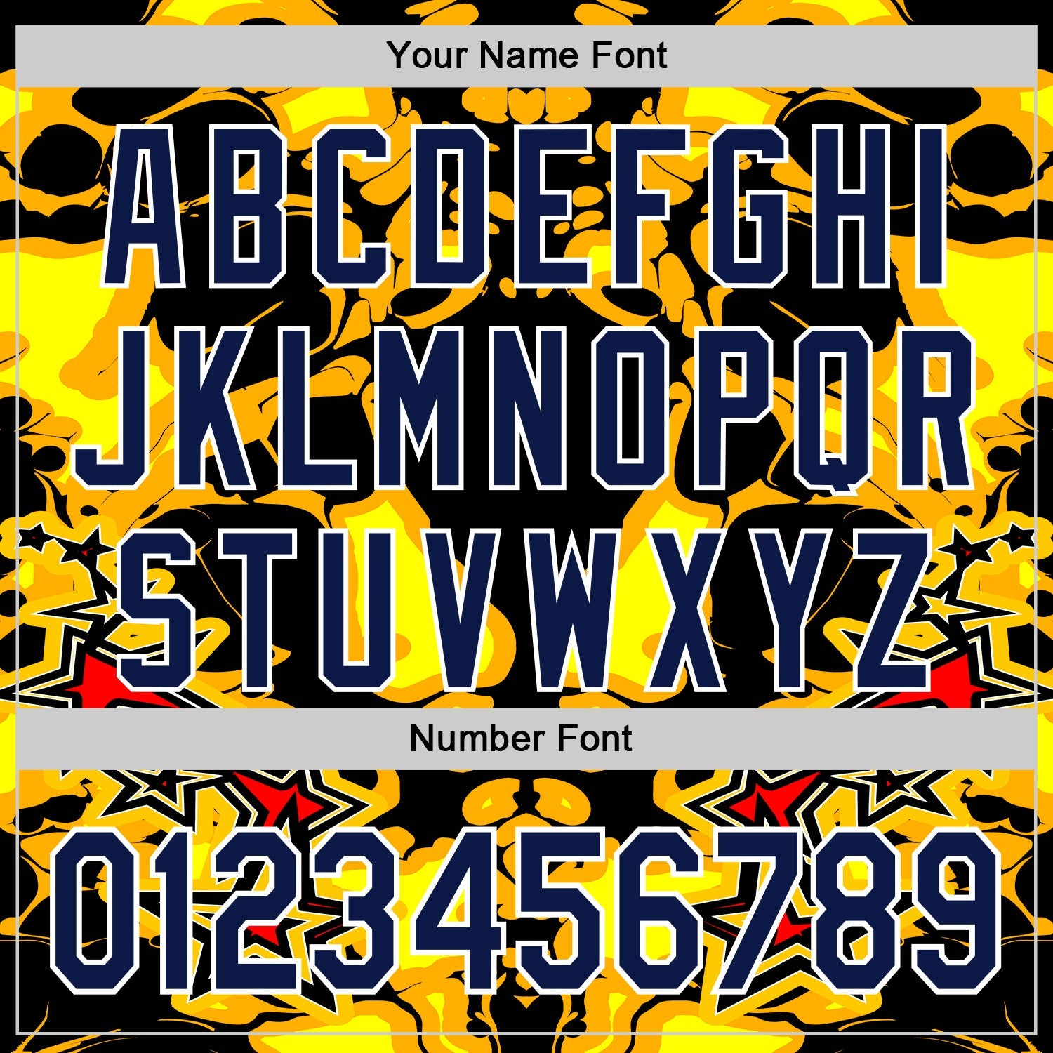 Custom Black Navy Yellow-White 3D Pattern Design Burner Costumes Flame Authentic Baseball Jersey - Sky-Custom