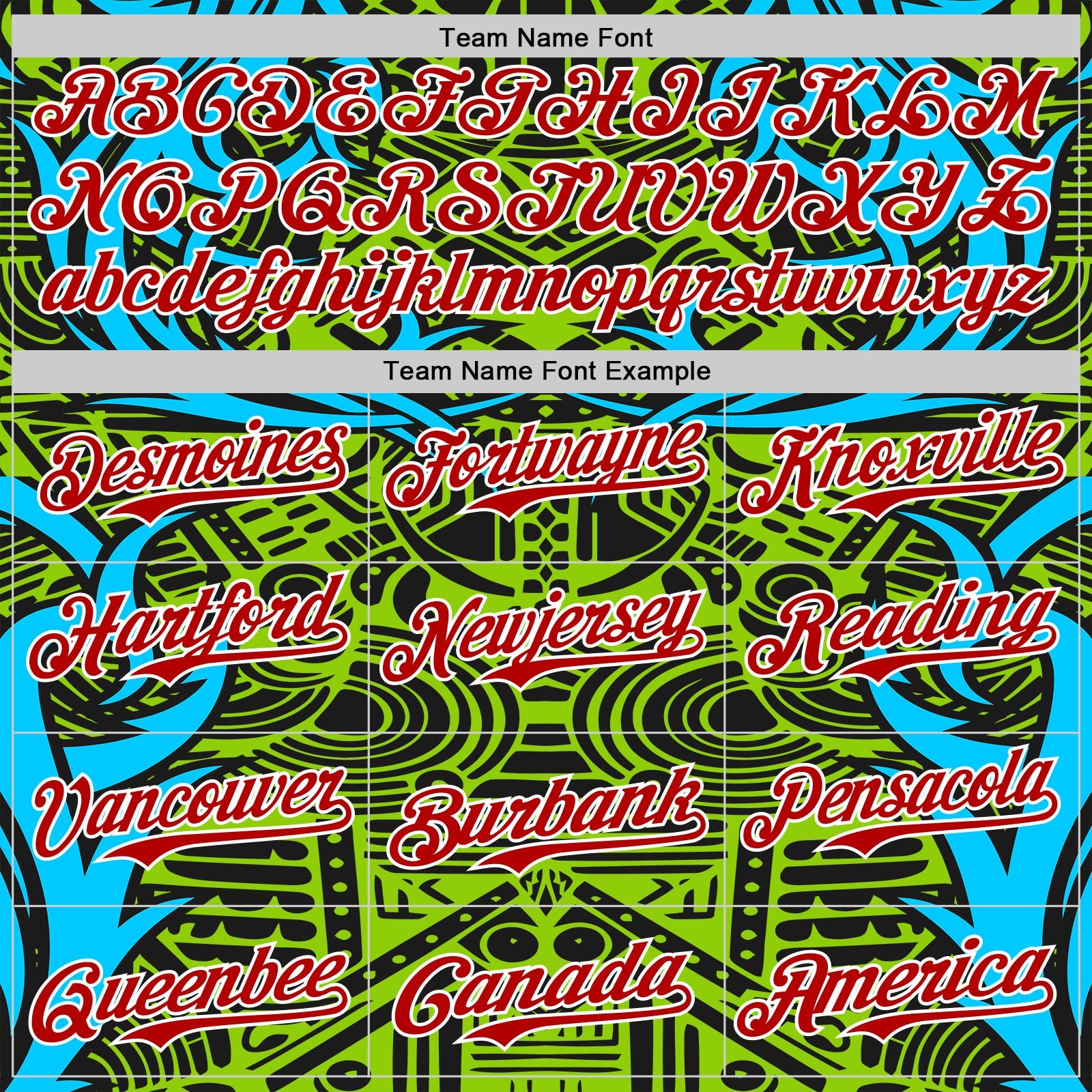 Custom Green Red Blue Black-White 3D Pattern Design Burner Costumes Tribal Authentic Baseball Jersey - Sky-Custom