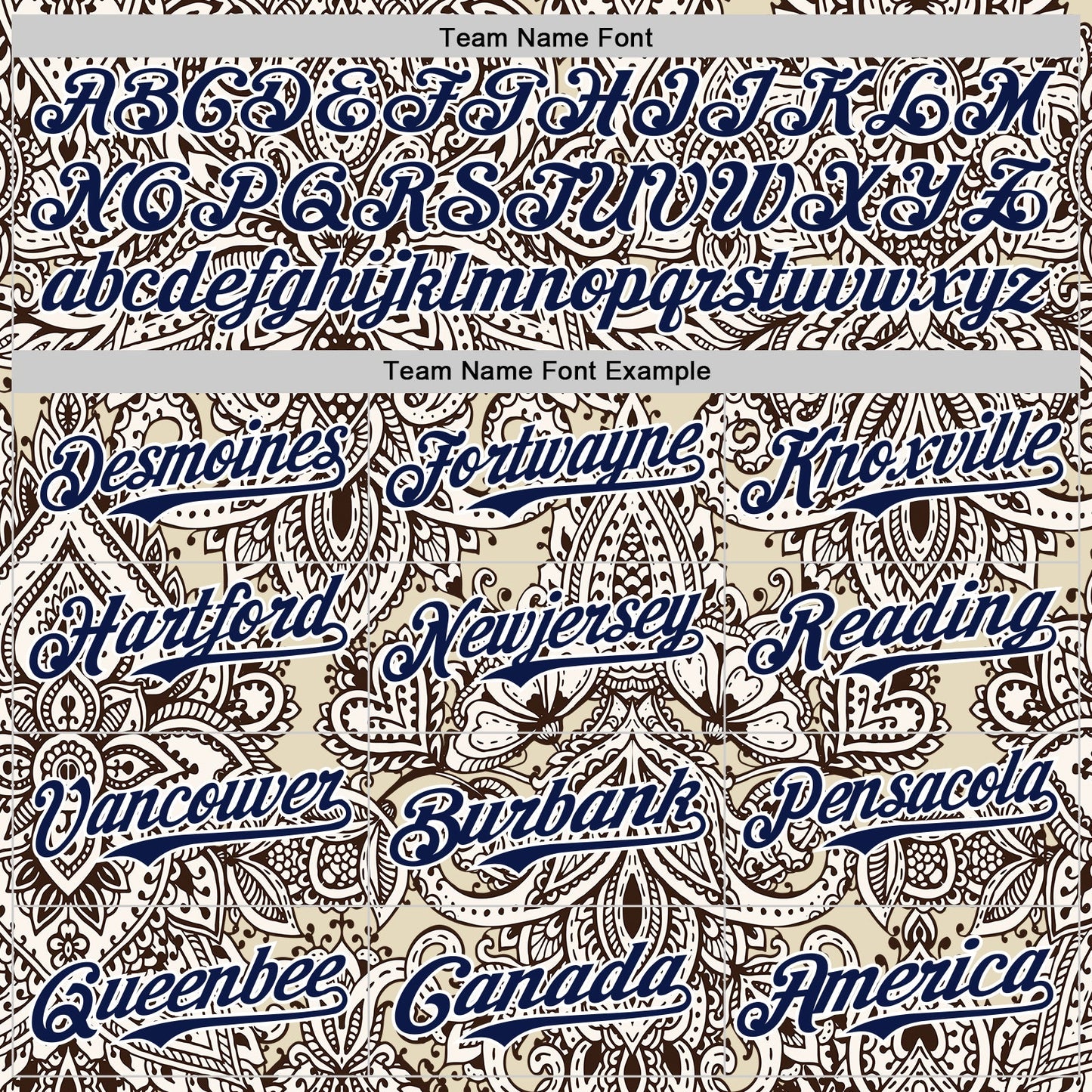 Custom Cream Navy-White 3D Pattern Design Burner Costumes Paisley Bandana Authentic Baseball Jersey - Sky-Custom