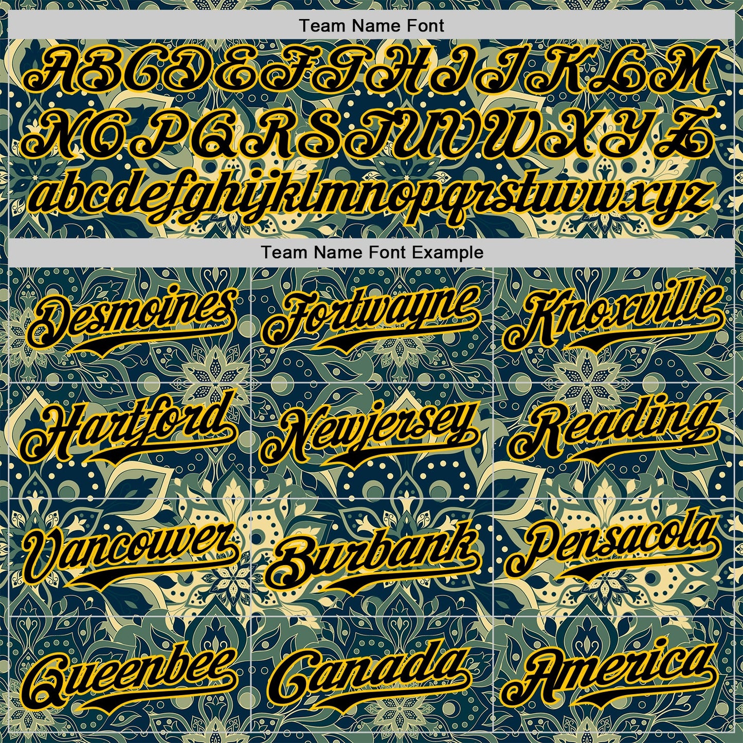 Custom Green Black-Yellow 3D Pattern Design Burner Costumes Paisley Bandana Authentic Baseball Jersey - Sky-Custom