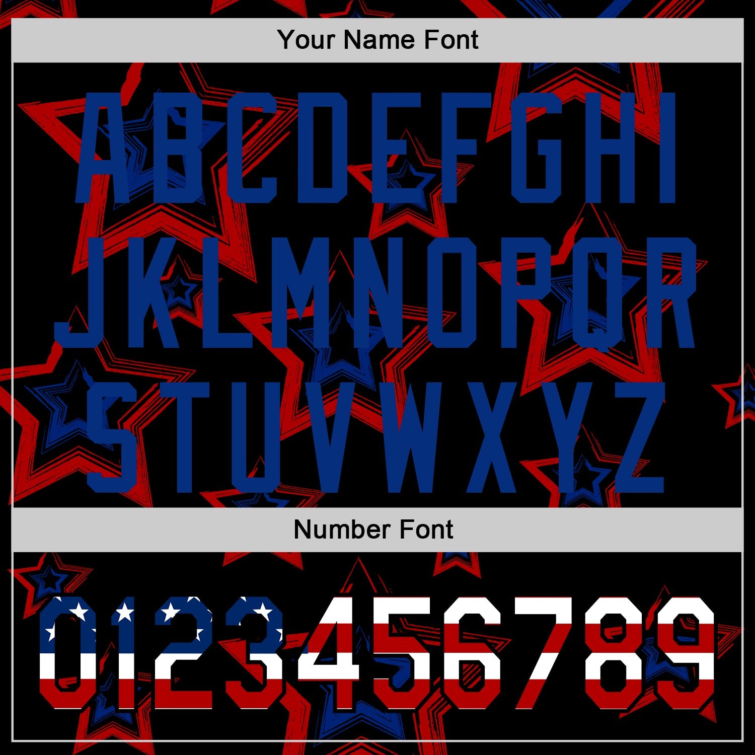 Custom Red USA Flag Black-Royal 3D America-Inspired Authentic Baseball Jersey - Sky-Custom