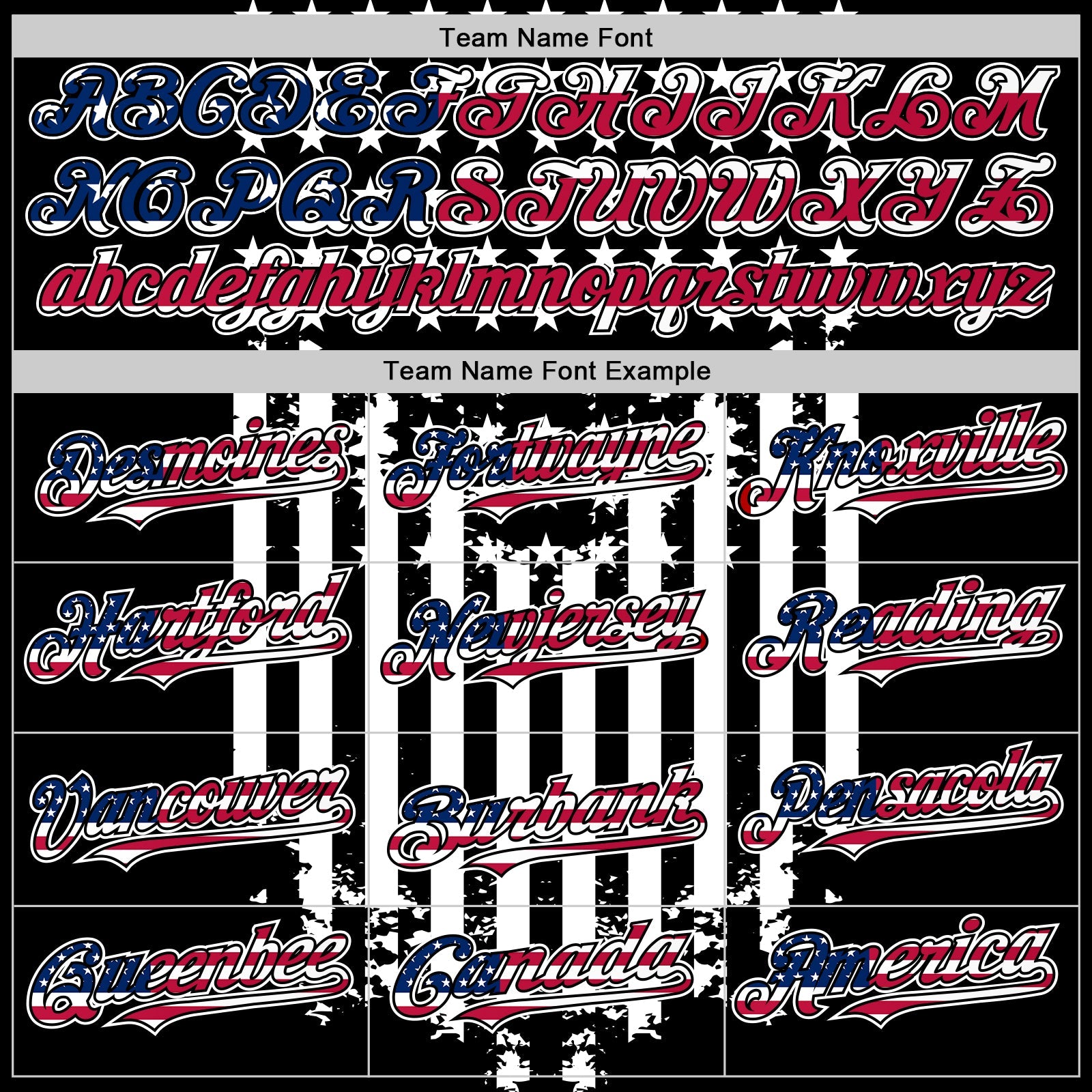 Custom Black USA Flag-White 3D Retro American Flag Authentic Baseball Jersey - Sky-Custom