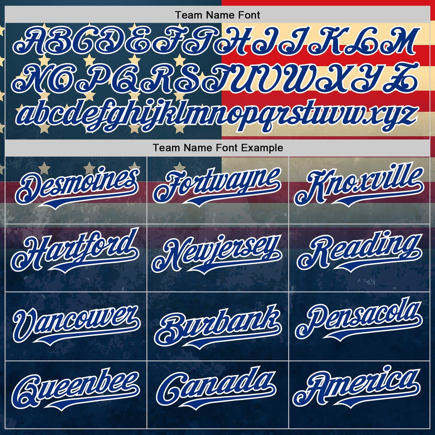 Custom Navy Red Royal-White 3D Gradient Retro American Flag Authentic Baseball Jersey - Sky-Custom