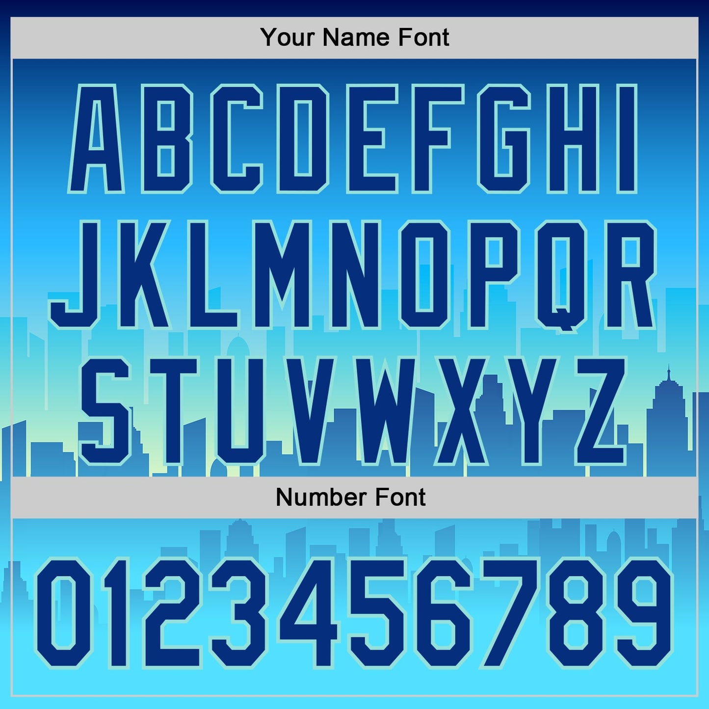 Custom Blue Royal-Ice Blue 3D Pattern Design New York Cityscape Statue Of Liberty Authentic Baseball Jersey - Sky-Custom