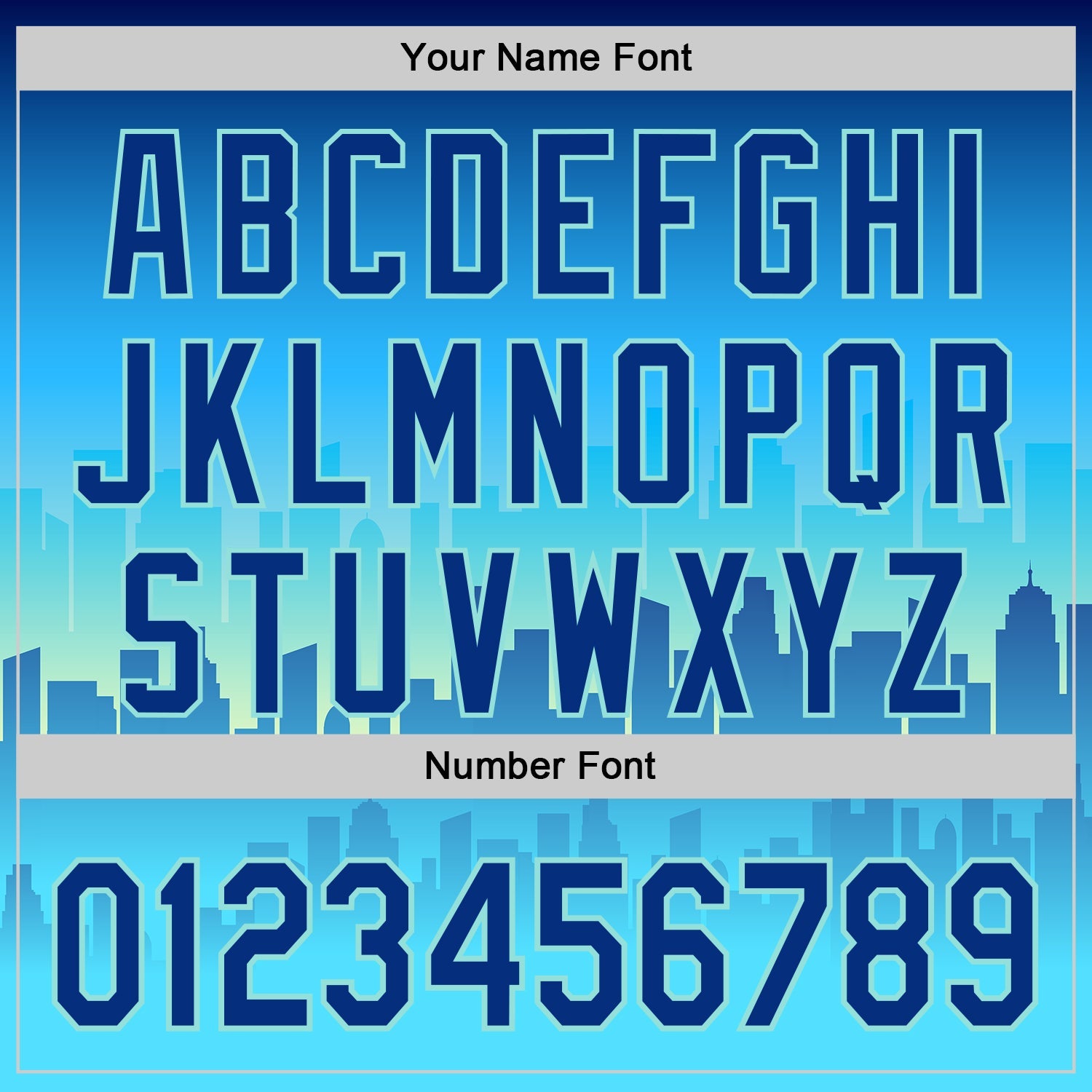 Custom Blue Royal-Ice Blue 3D Pattern Design New York Cityscape Statue Of Liberty Authentic Baseball Jersey - Sky-Custom