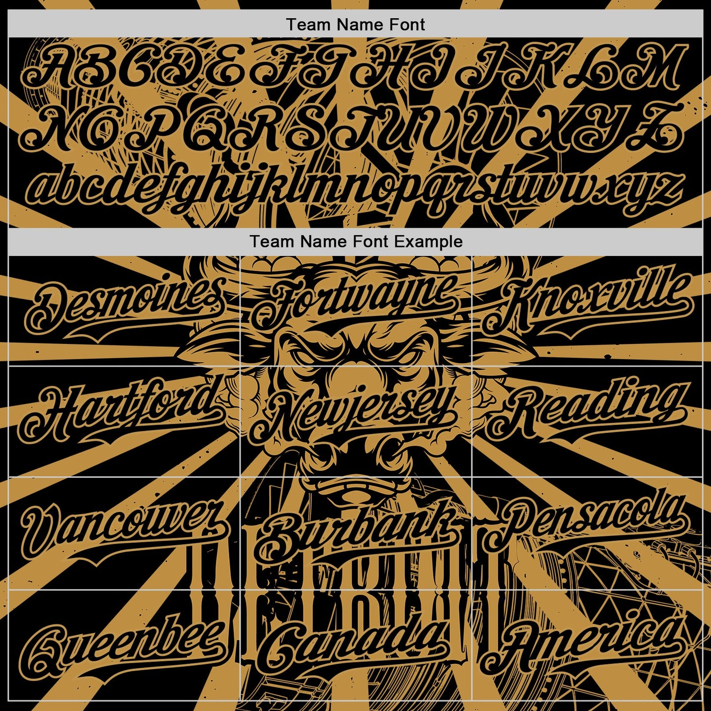 Custom Black Old Gold 3D Pattern Design Detroit Cityscape Steampunk Engine Bull Authentic Baseball Jersey - Sky-Custom