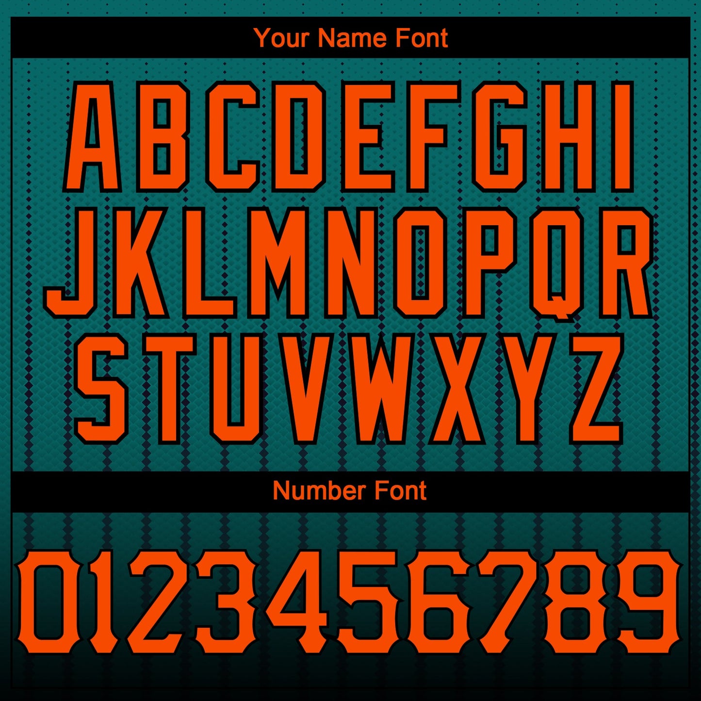 Custom Teal Orange-Black 3D Pattern Design Gradient Geometric Shape Authentic Baseball Jersey - Sky-Custom