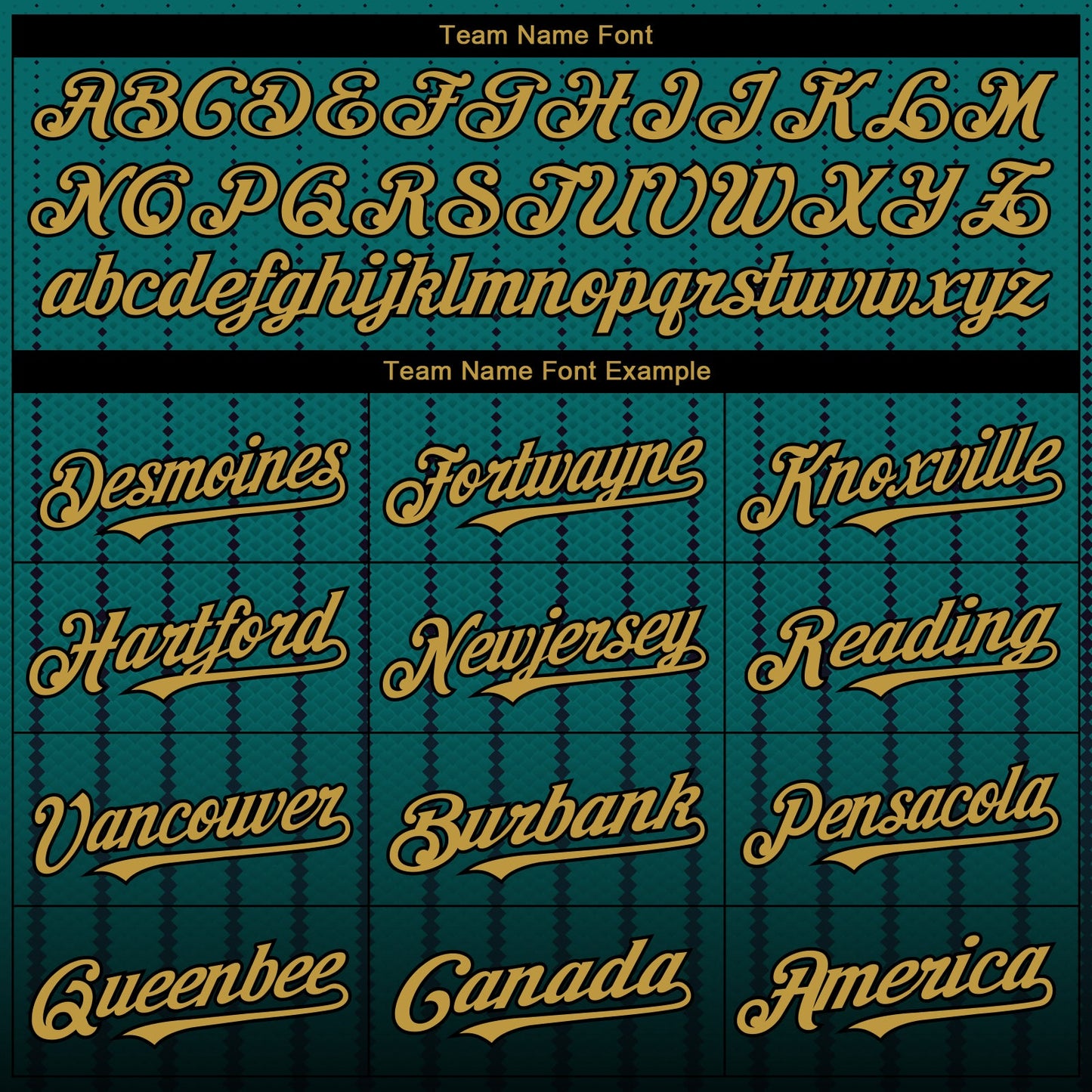 Custom Teal Old Gold-Black 3D Pattern Design Gradient Geometric Shape Authentic Baseball Jersey - Sky-Custom