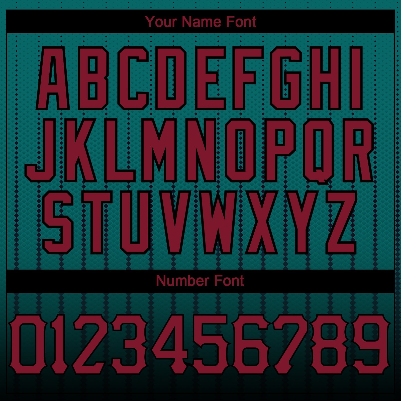 Custom Teal Crimson-Black 3D Pattern Design Gradient Geometric Shape Authentic Baseball Jersey - Sky-Custom