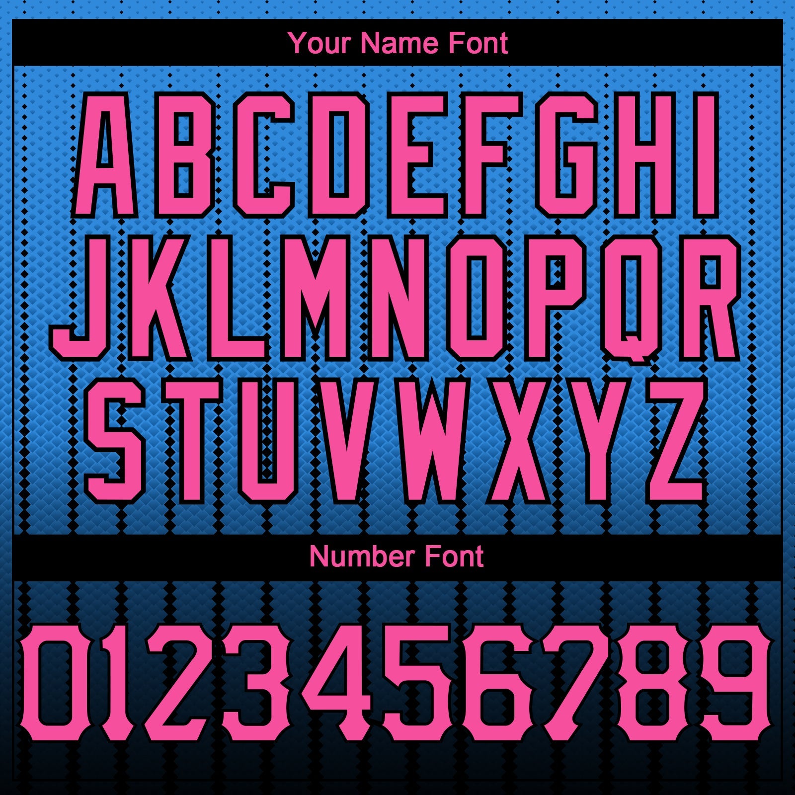 Custom Electric Blue Pink-Black 3D Pattern Design Gradient Geometric Shape Authentic Baseball Jersey - Sky-Custom