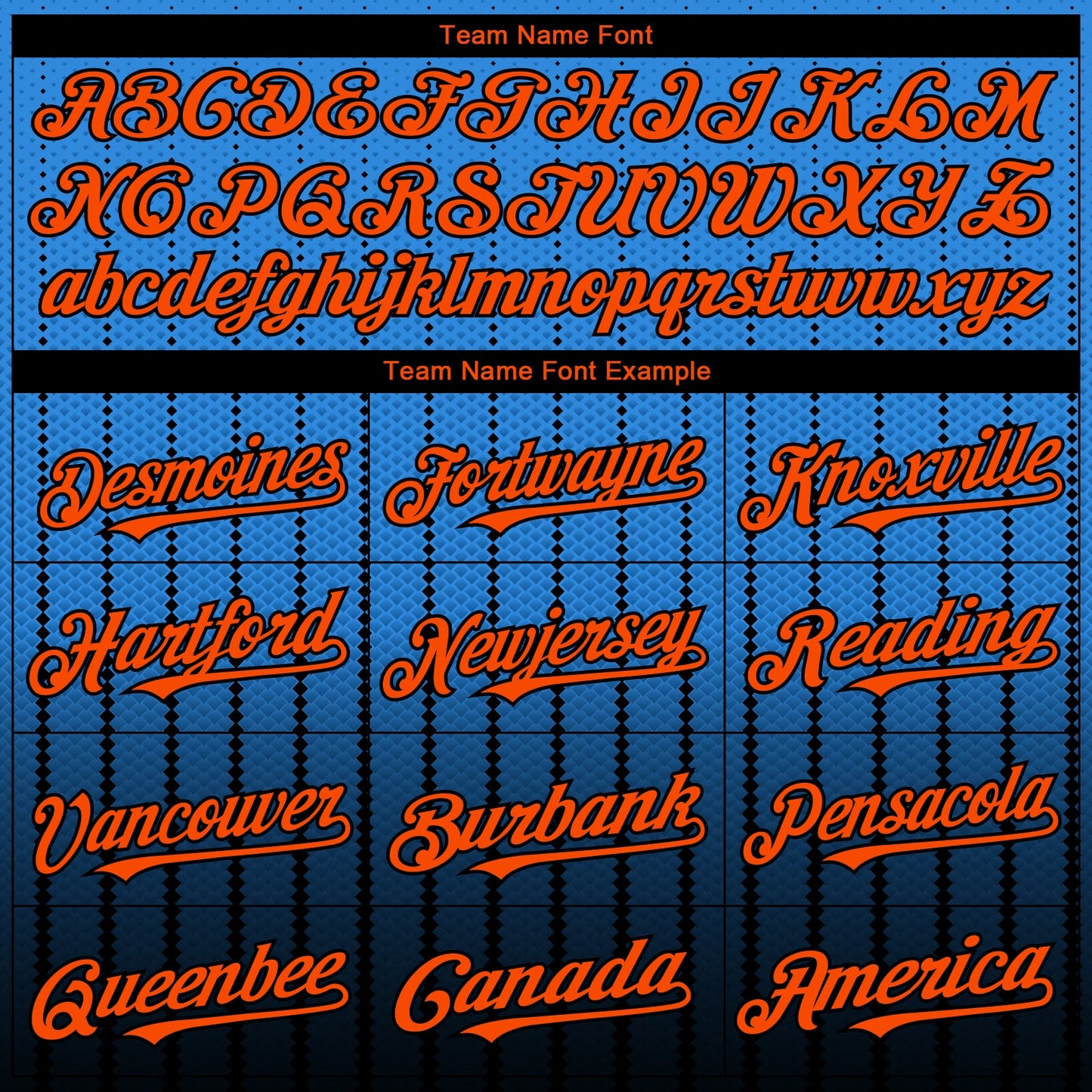 Custom Electric Blue Orange-Black 3D Pattern Design Gradient Geometric Shape Authentic Baseball Jersey - Sky-Custom