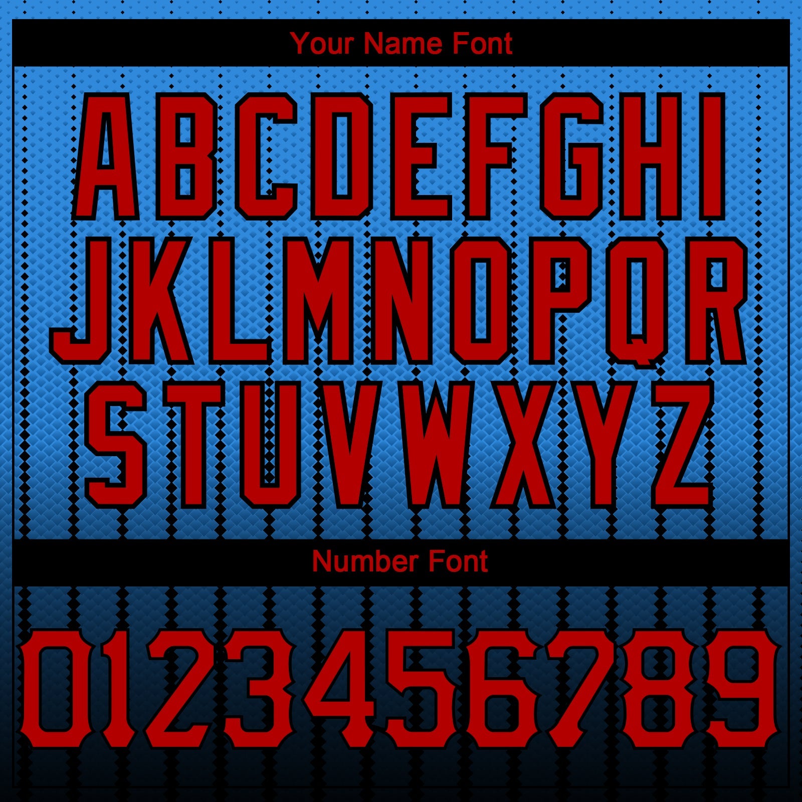 Custom Electric Blue Red-Black 3D Pattern Design Gradient Geometric Shape Authentic Baseball Jersey - Sky-Custom