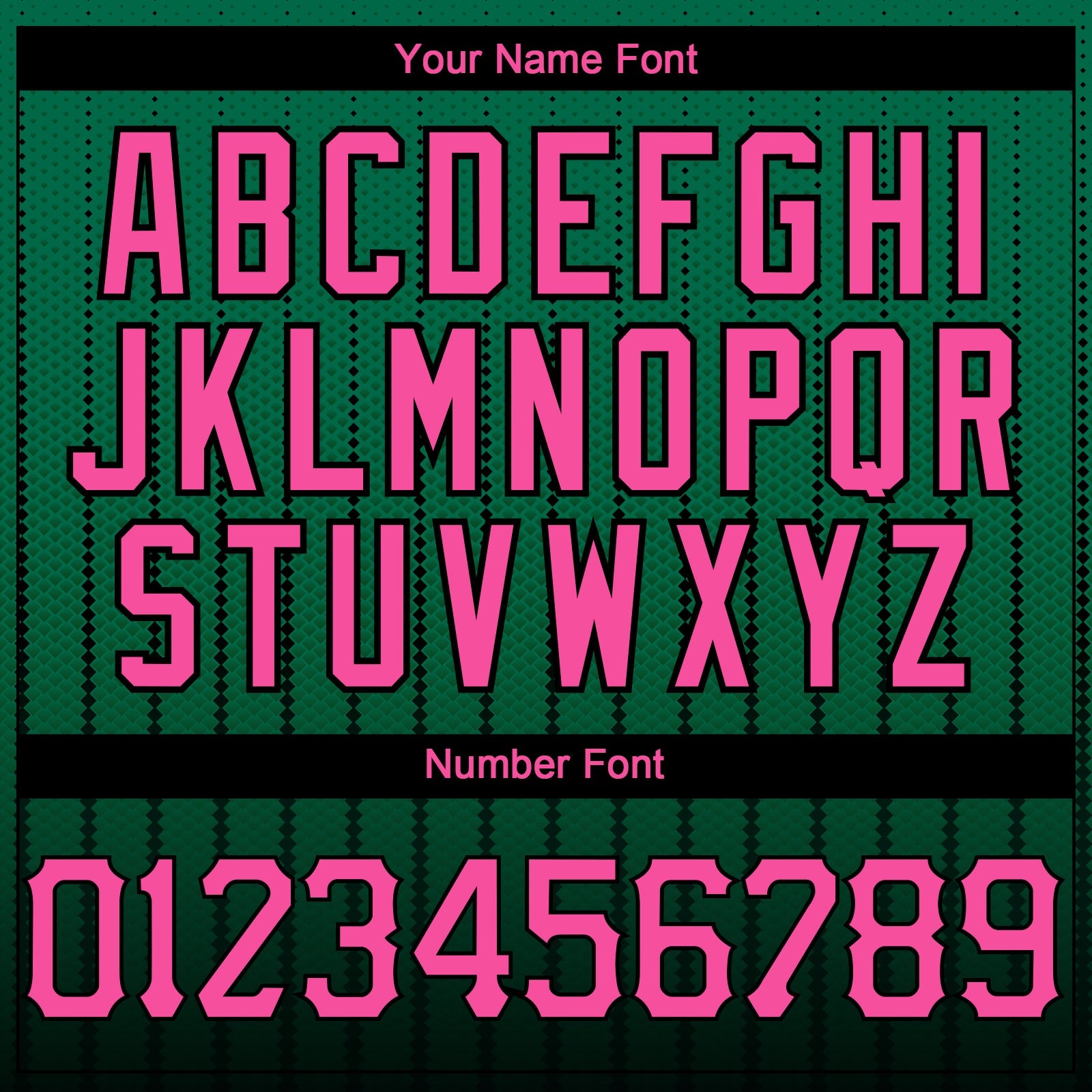Custom Kelly Green Pink-Black 3D Pattern Design Gradient Geometric Shape Authentic Baseball Jersey - Sky-Custom