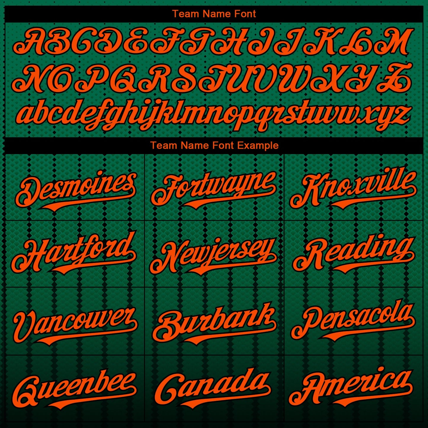Custom Kelly Green Orange-Black 3D Pattern Design Gradient Geometric Shape Authentic Baseball Jersey - Sky-Custom