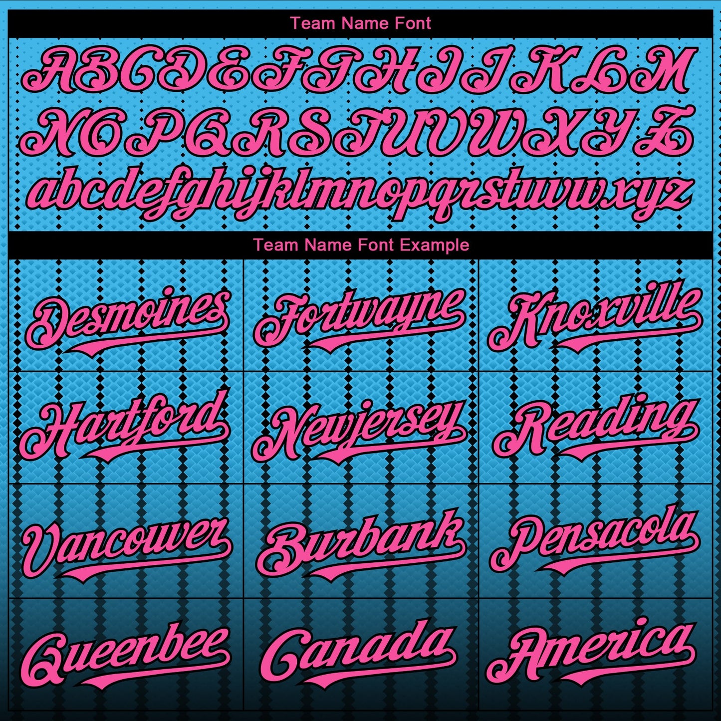 Custom Sky Blue Pink-Black 3D Pattern Design Gradient Geometric Shape Authentic Baseball Jersey - Sky-Custom