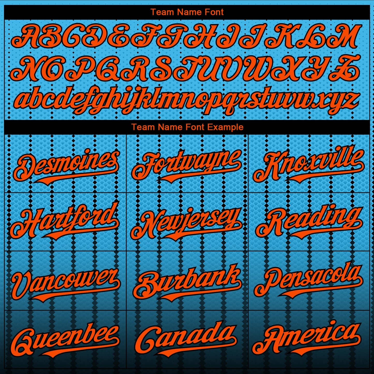 Custom Sky Blue Orange-Black 3D Pattern Design Gradient Geometric Shape Authentic Baseball Jersey - Sky-Custom
