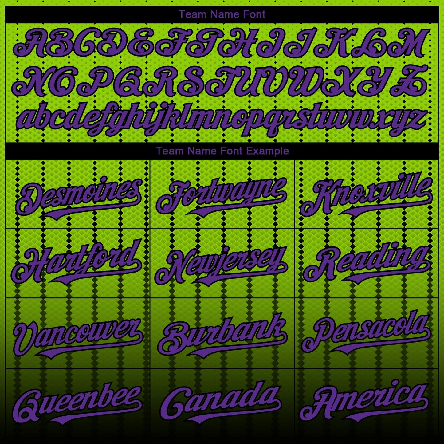 Custom Neon Green Purple-Black 3D Pattern Design Gradient Geometric Shape Authentic Baseball Jersey - Sky-Custom