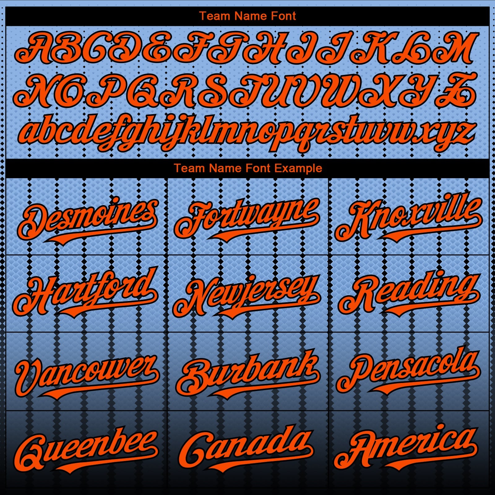 Custom Light Blue Orange-Black 3D Pattern Design Gradient Geometric Shape Authentic Baseball Jersey - Sky-Custom
