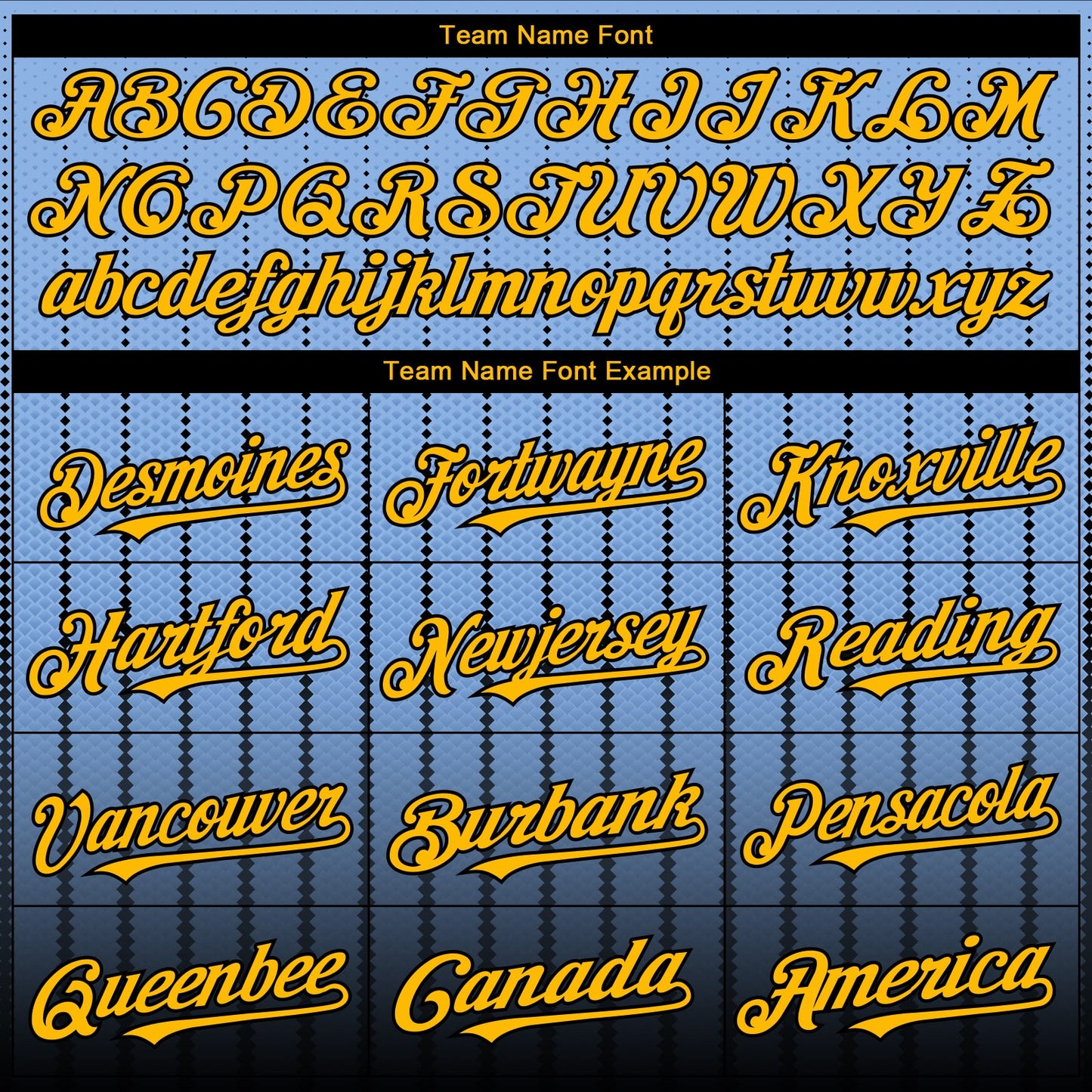Custom Light Blue Gold-Black 3D Pattern Design Gradient Geometric Shape Authentic Baseball Jersey - Sky-Custom