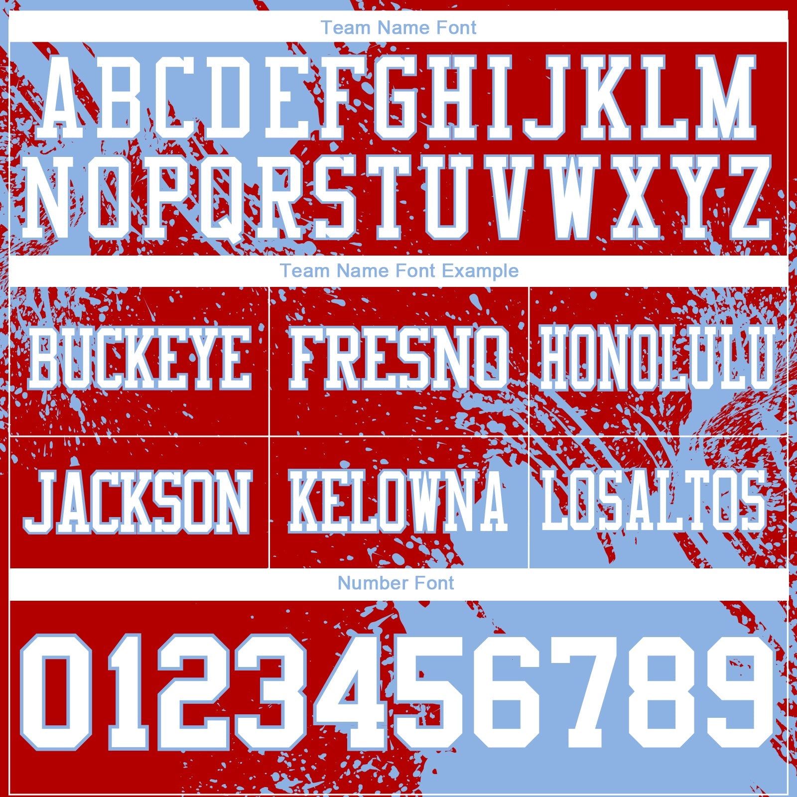 Custom Red White-Light Blue 3D Pattern Abstract Brush Stroke Mesh Authentic Football Jersey - Sky-Custom