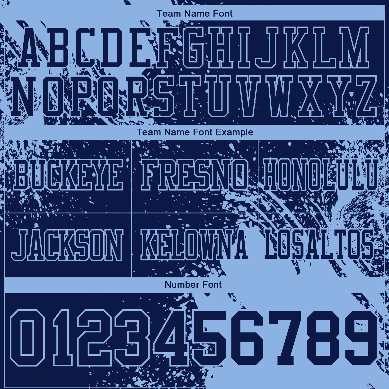 Custom Navy Light Blue 3D Pattern Abstract Brush Stroke Mesh Authentic Football Jersey - Sky-Custom