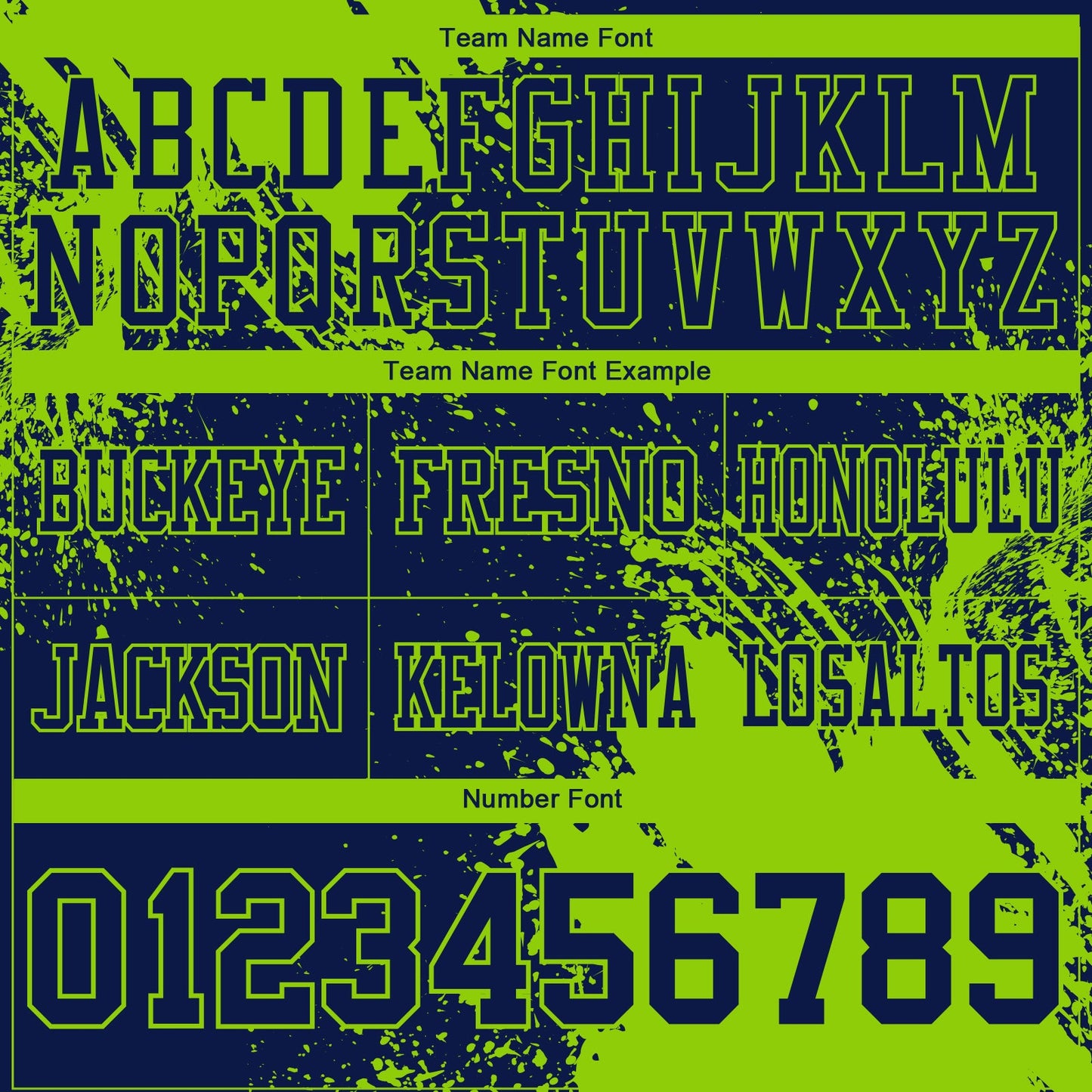 Custom Navy Neon Green 3D Pattern Abstract Brush Stroke Mesh Authentic Football Jersey - Sky-Custom