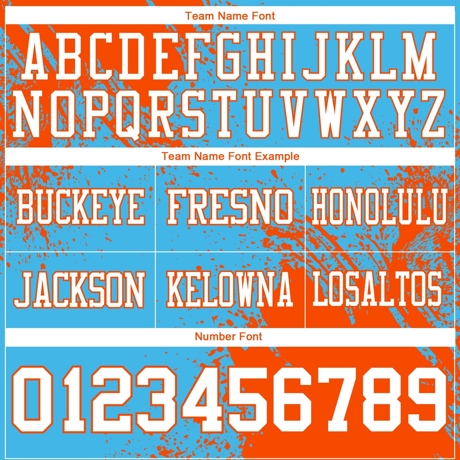Custom Sky Blue White-Orange 3D Pattern Abstract Brush Stroke Mesh Authentic Football Jersey - Sky-Custom