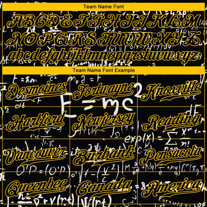 Custom 3D Pattern Design Math Authentic Baseball Jersey - Sky-Custom