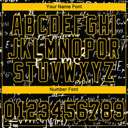 Custom 3D Pattern Design Math Authentic Baseball Jersey - Sky-Custom