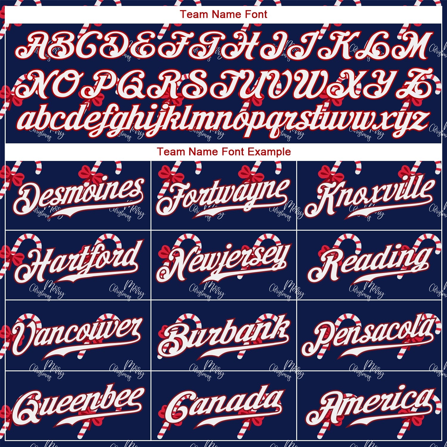 Custom Navy Red-White Christmas 3D Authentic Baseball Jersey - Sky-Custom