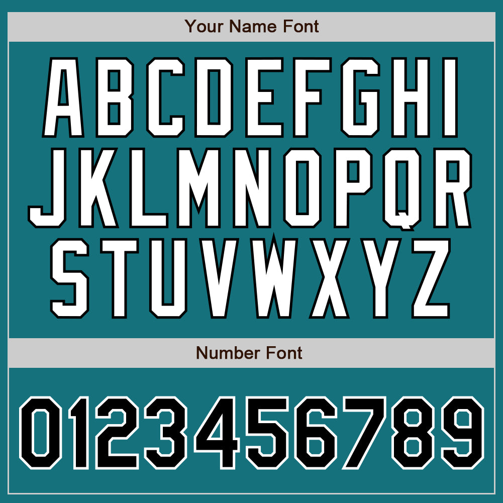 Custom Teal Black Pinstripe Black-White Authentic Baseball Jersey - Sky-Custom