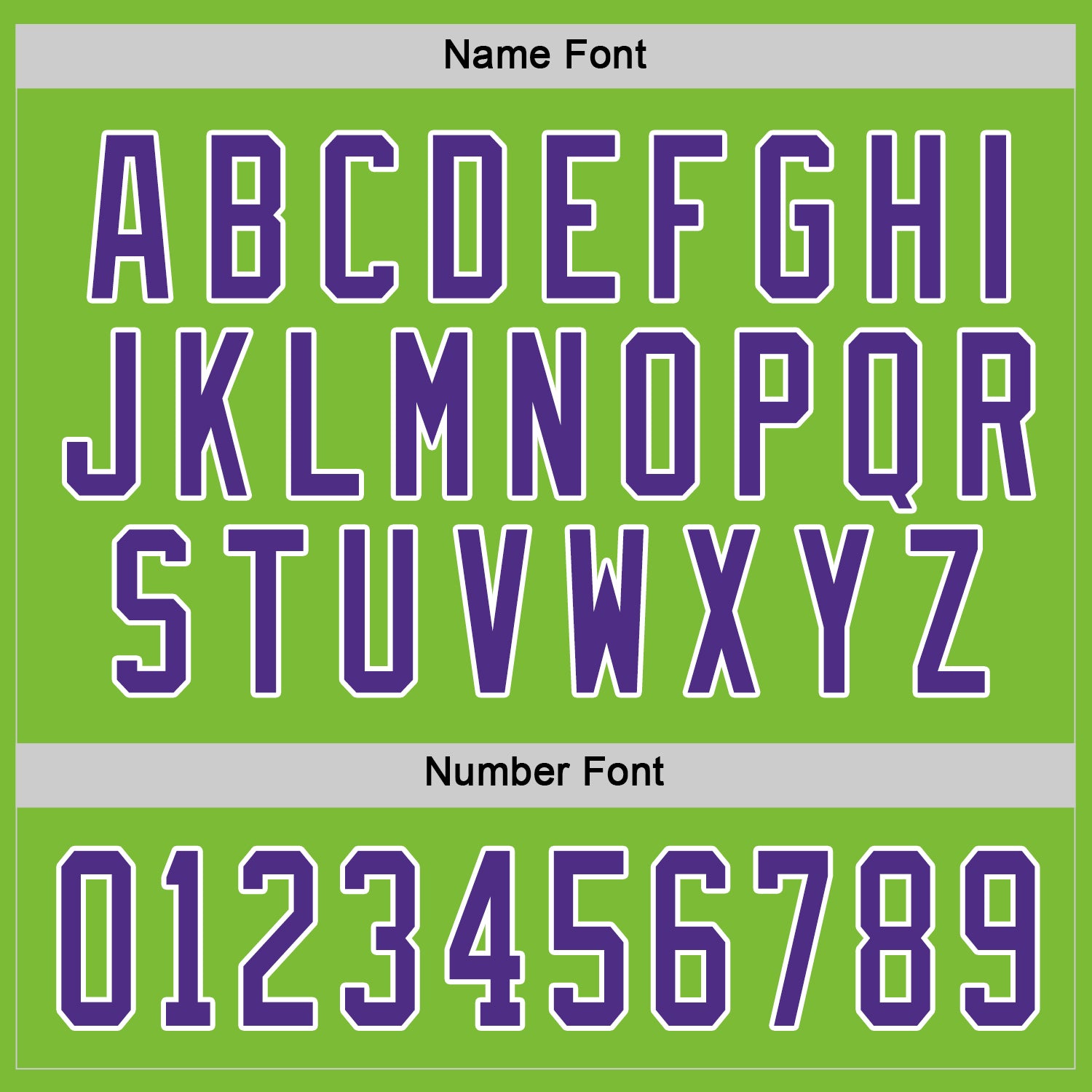Custom Neon Green Purple-White Hockey Jersey - Sky-Custom