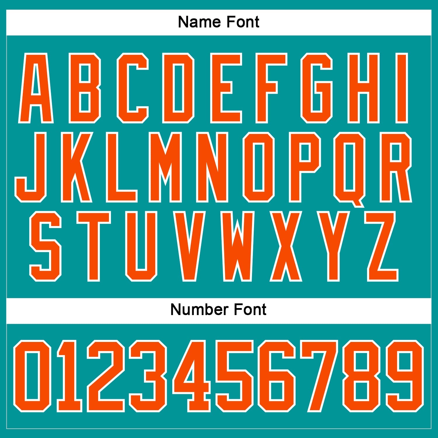 Custom Aqua Orange-White Hockey Jersey - Sky-Custom